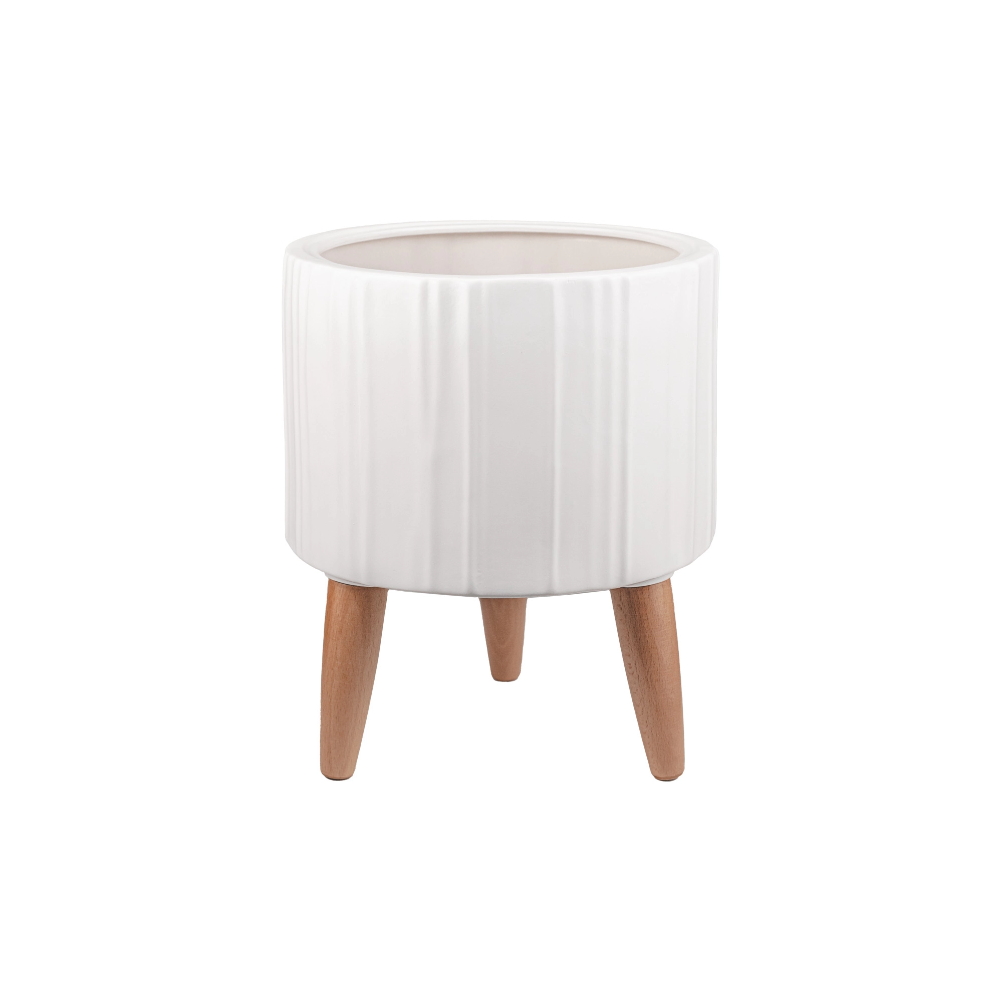 Ceramic pot Scandi Texture S