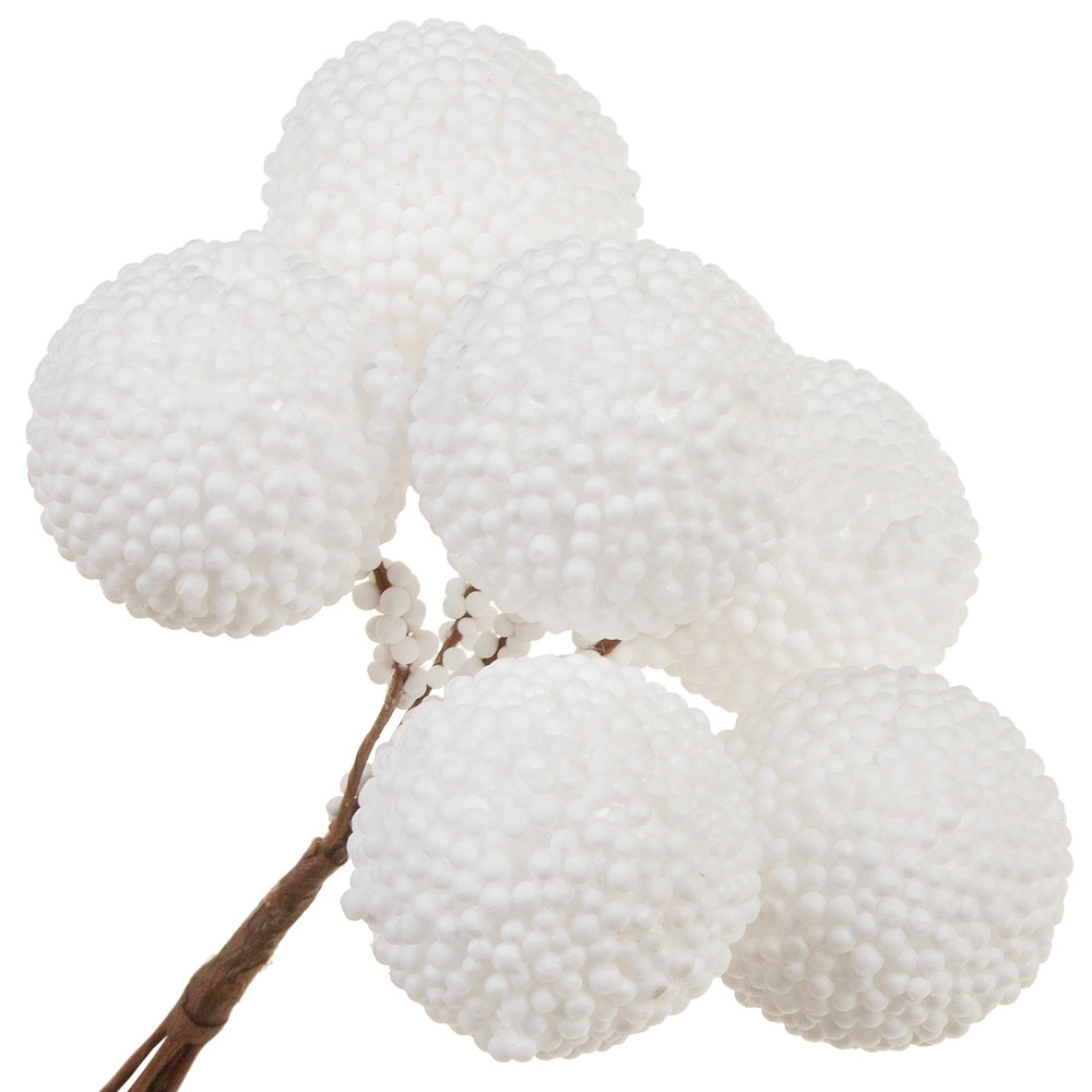 Snow ball pick, 6pcs , White