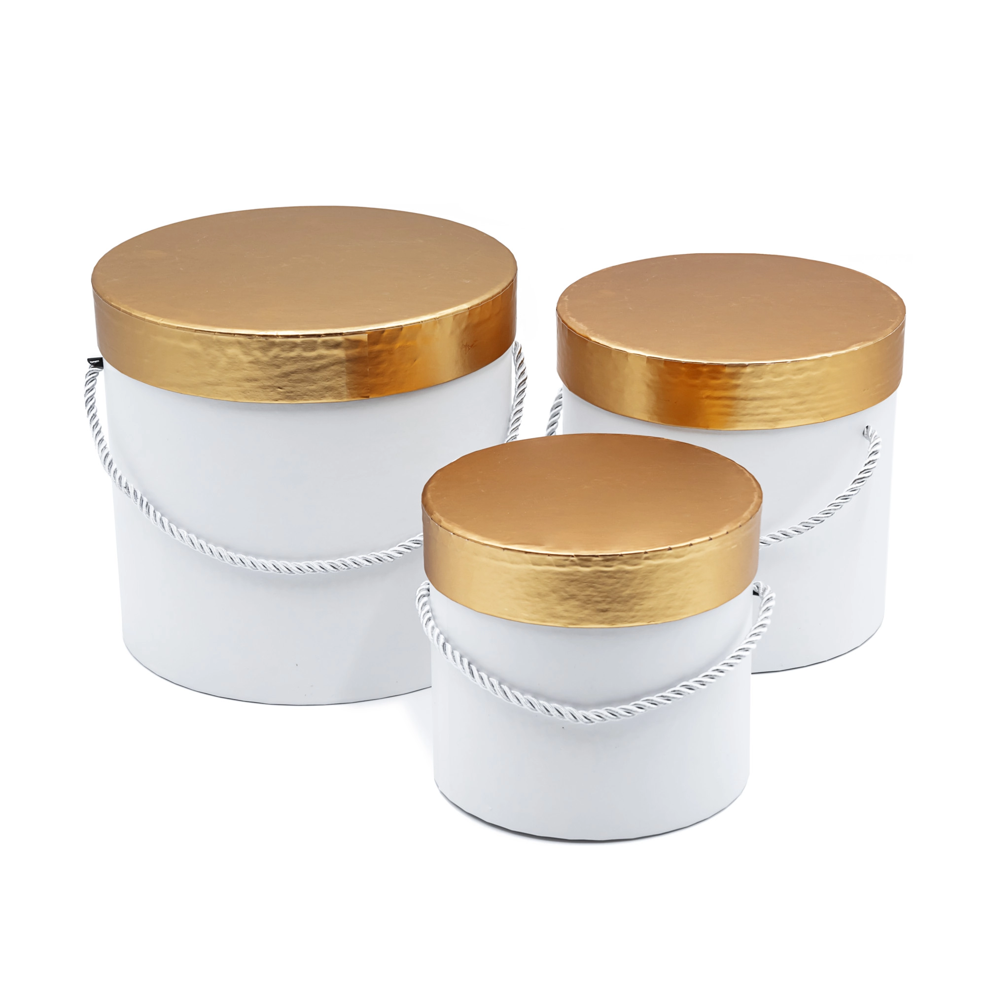 Flower box D18xH17, D16xH15, D12xH13cm, 3pcs