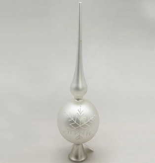 Glass Christmas decoration Topper