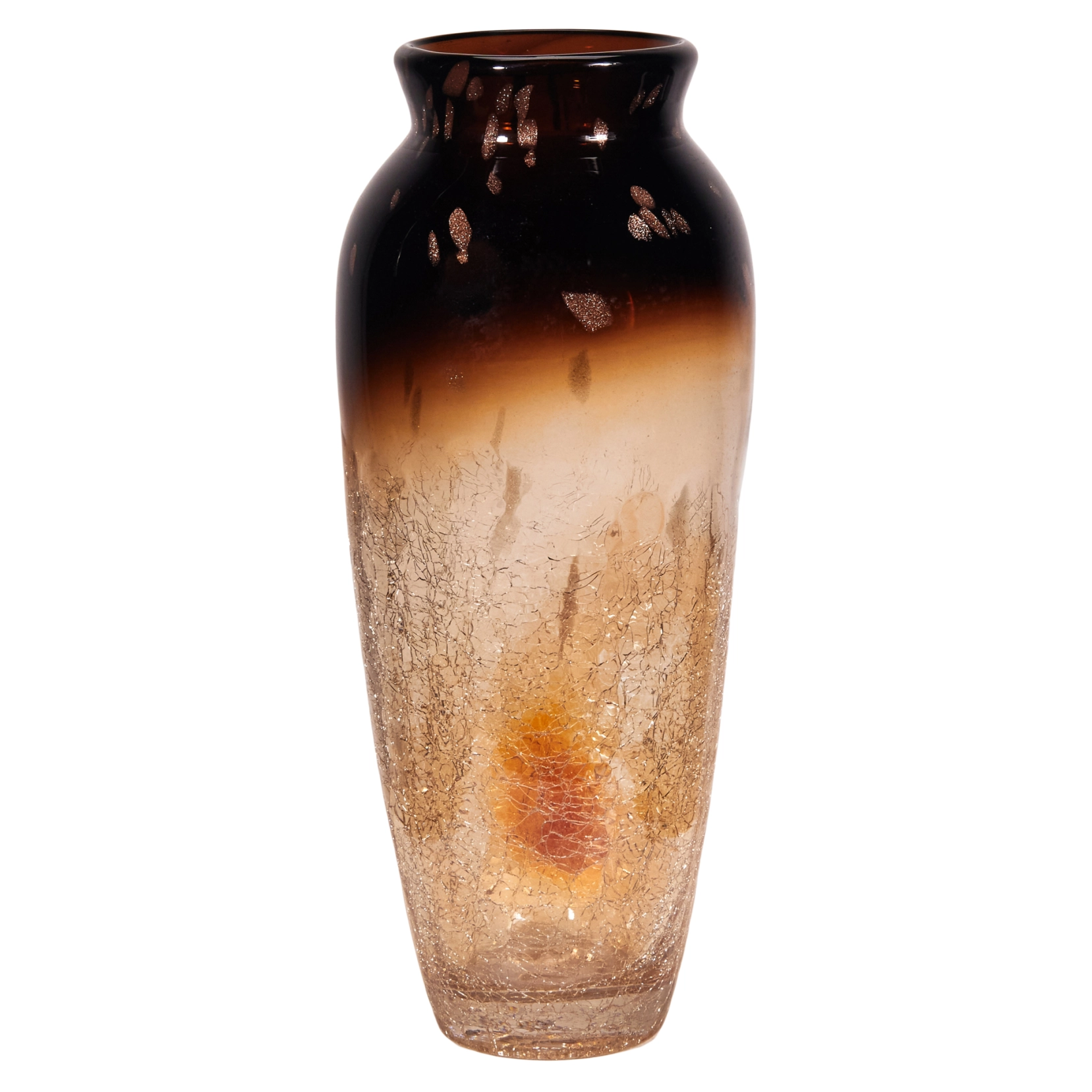 Glass vase shaded