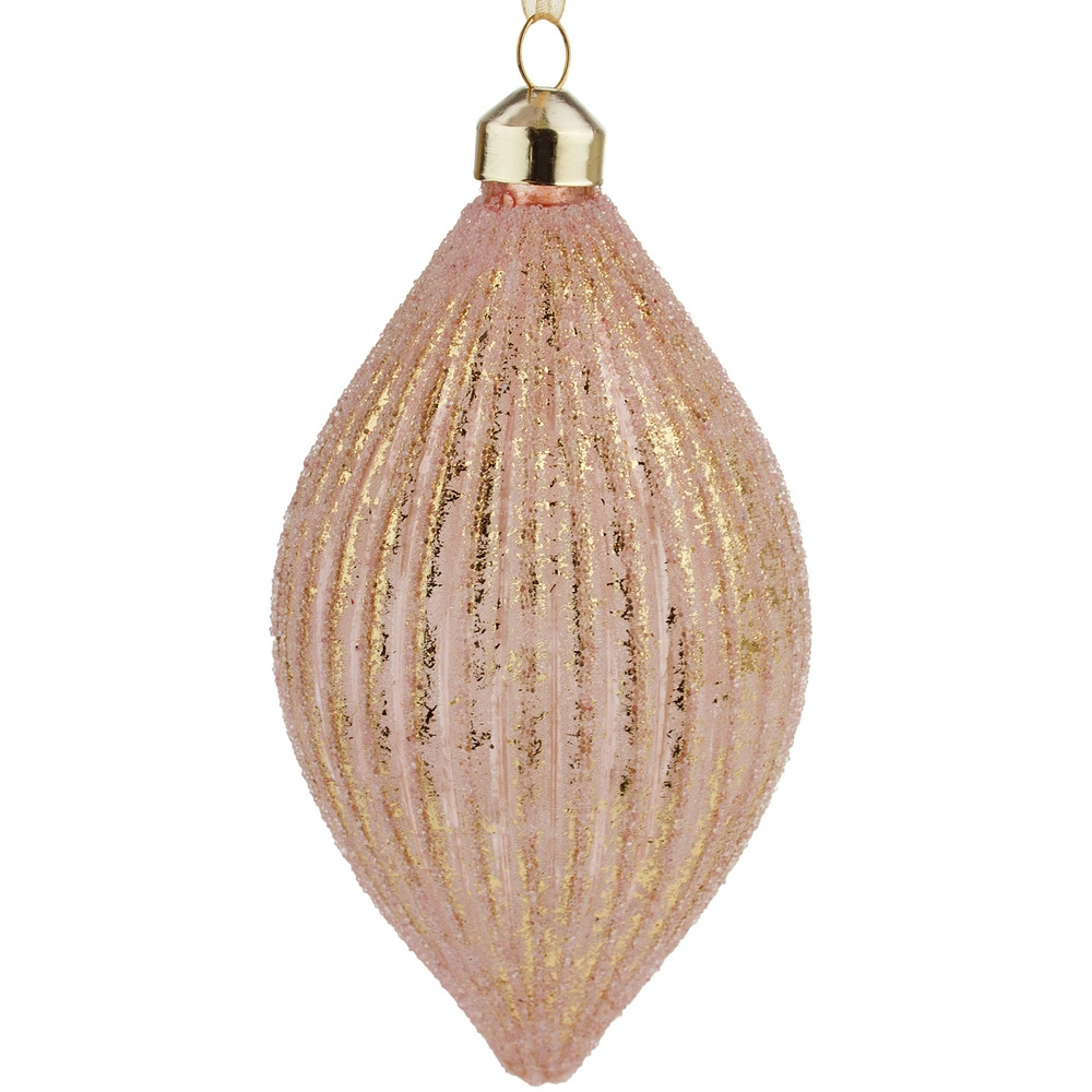 Glass christmas Olive Pink