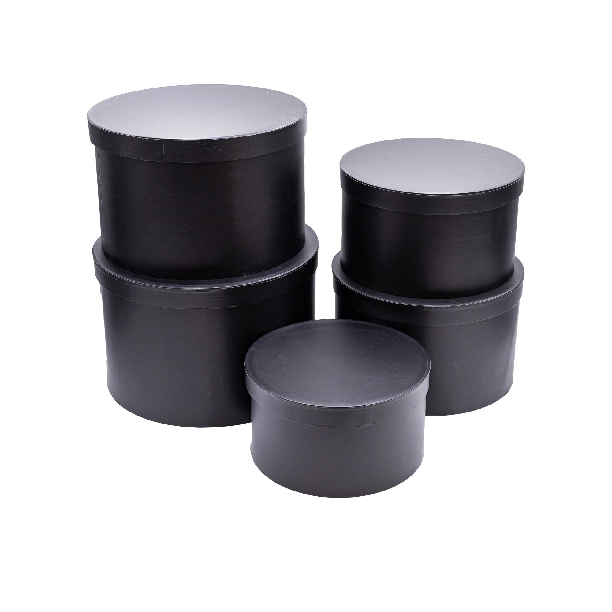 Flower box D32cmxH21 cm D30cmxH19 cm,D27,5cmxH17 cm,D25,5cmxH15 cm,D23,5cmxH13 cm,5 pcs