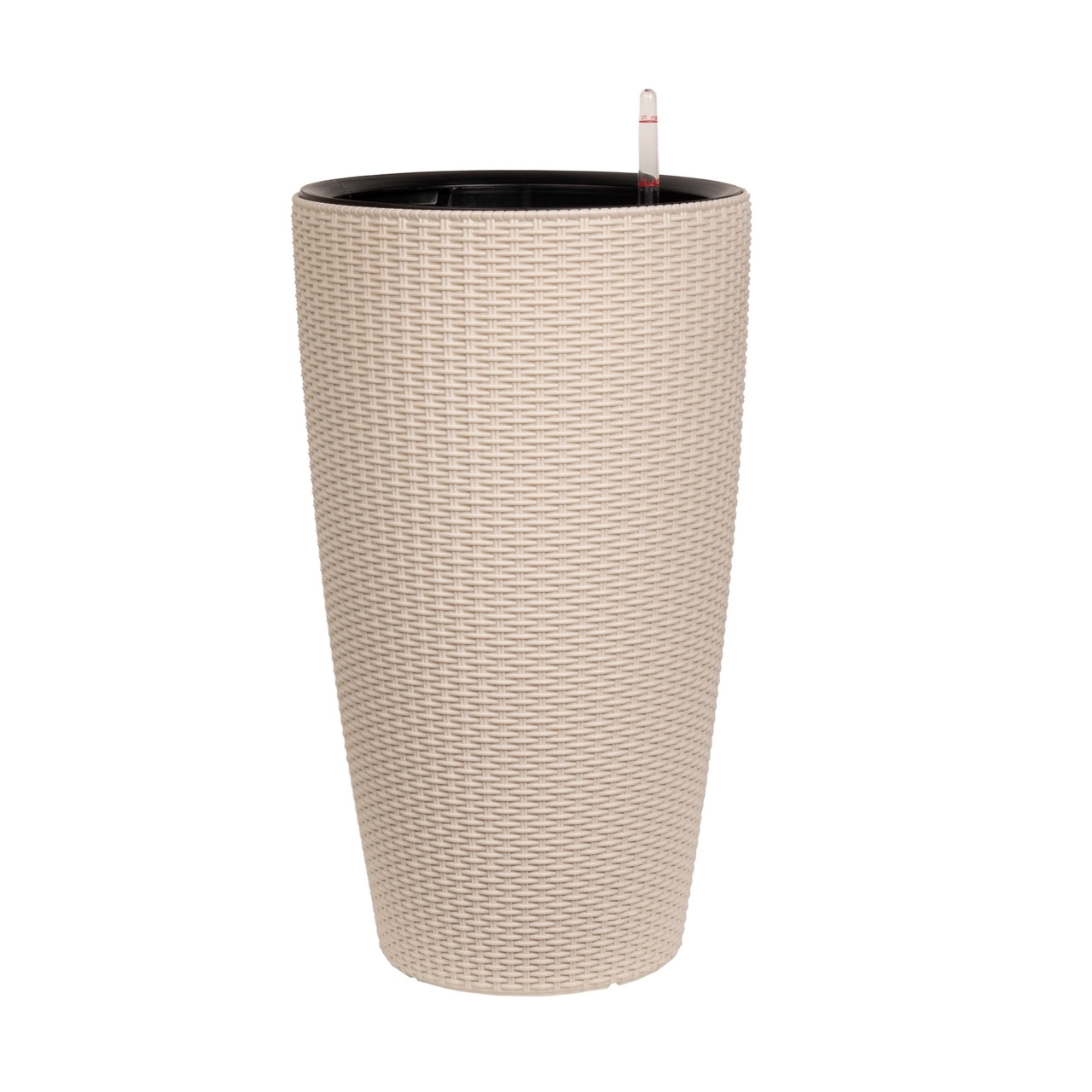 Self Watering system plant pot PLANTA VITA "Vase Twist white" | Wholesale flowers, plants and supplies Self Watering system plant pot PLANTA VITA "Vase Twist white"