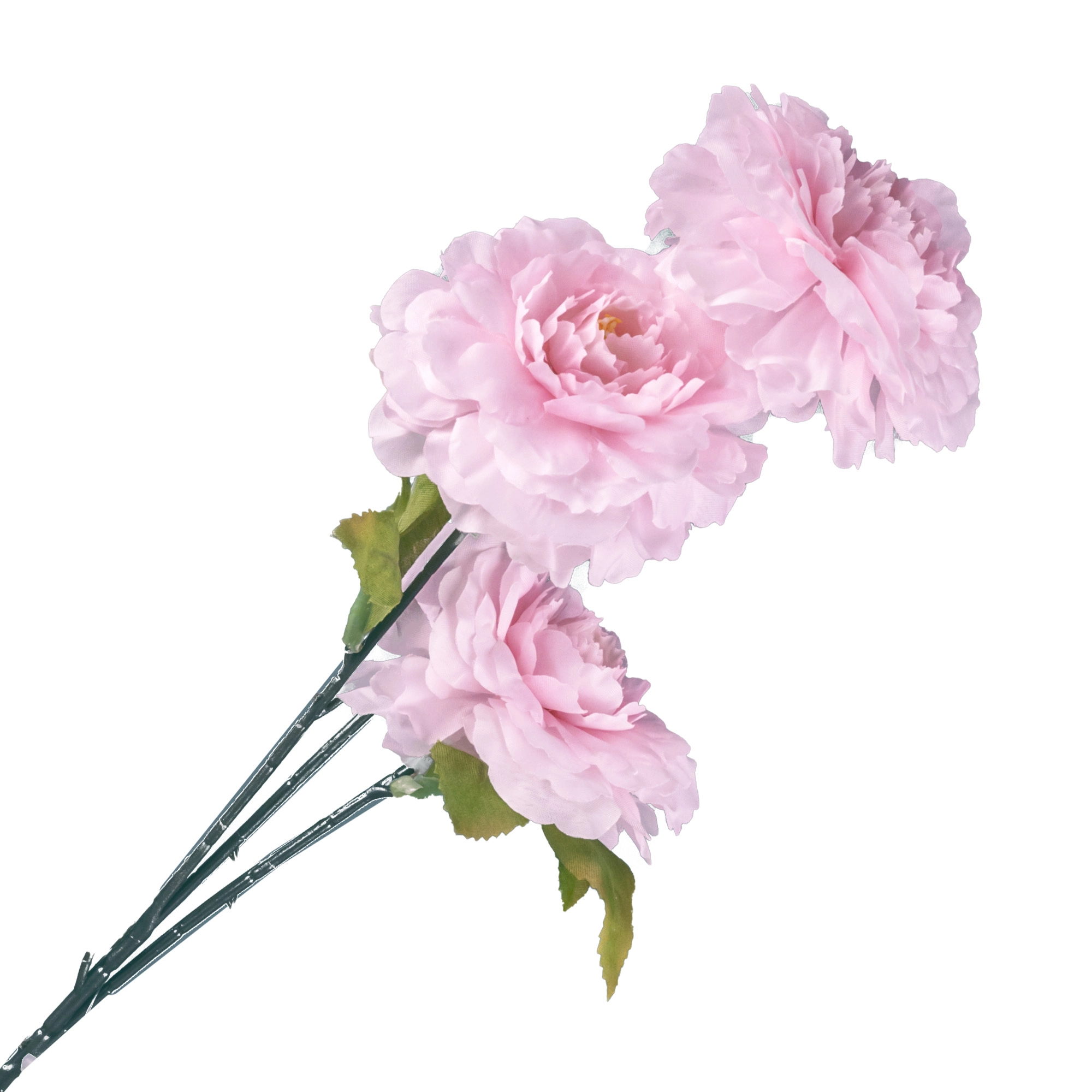 Artificial Peony 3 heads,