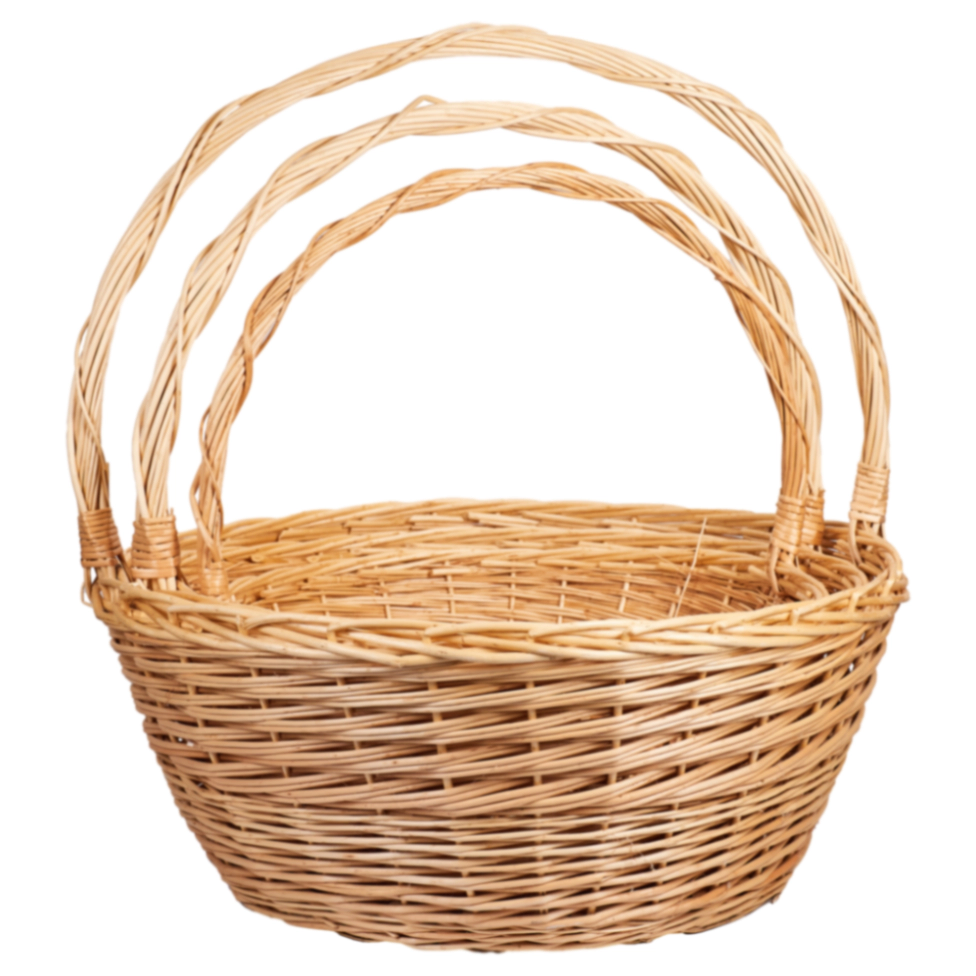 Willow baskets 70xH25, 75xH30, 80xH35 3pcs