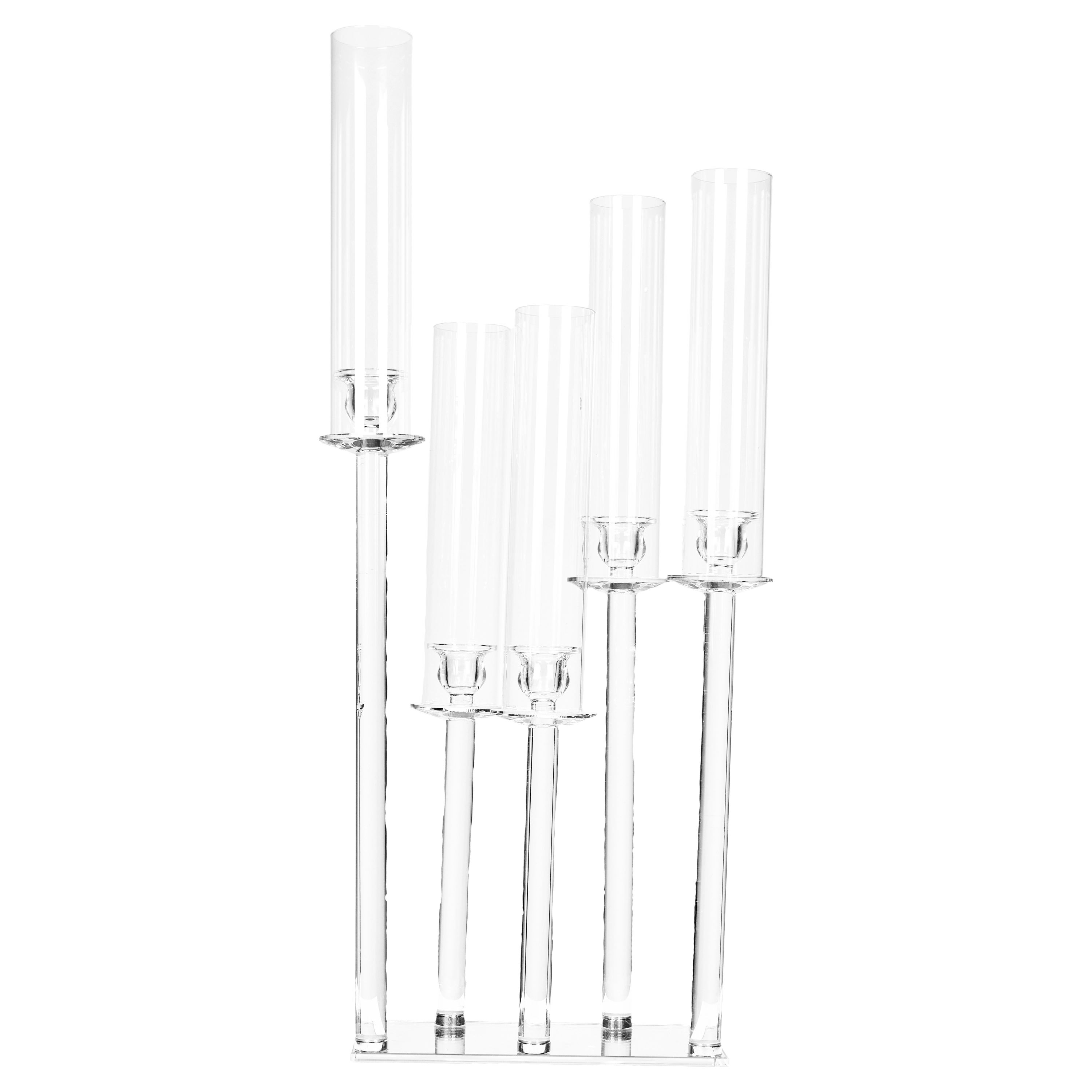 Сrystal сandleholder for 5 candles with base