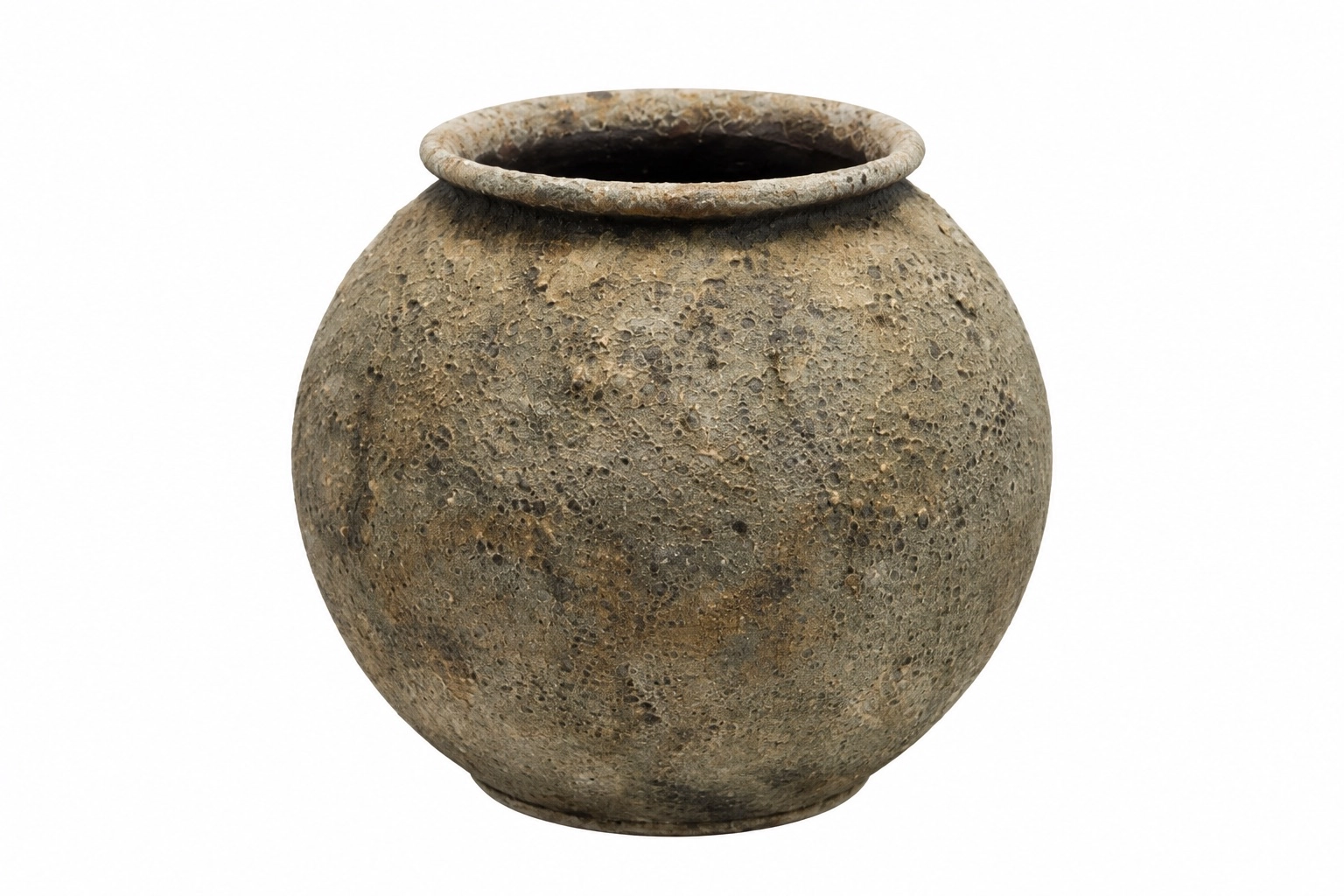 Ceramic vase round