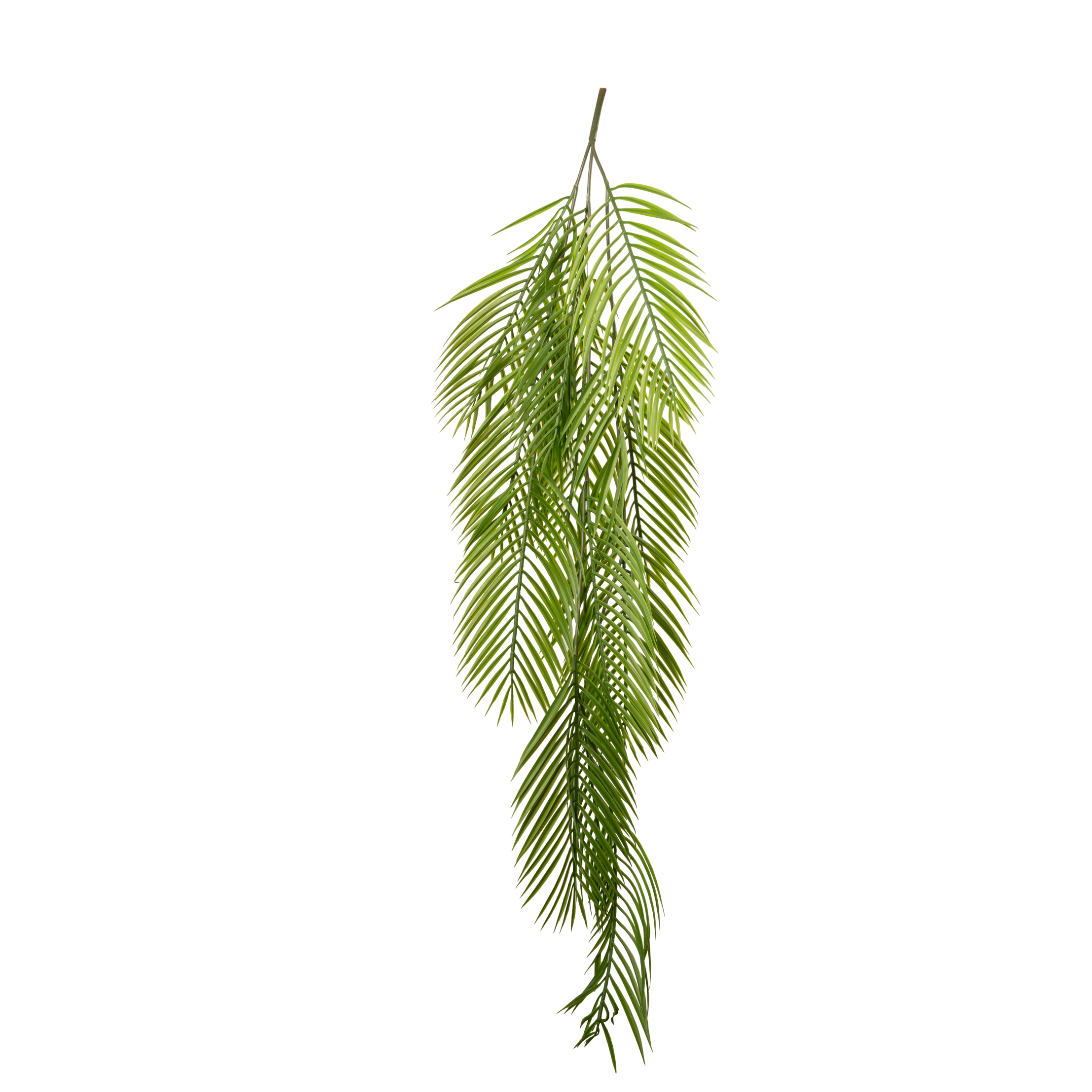 Artificial palm hanging bush