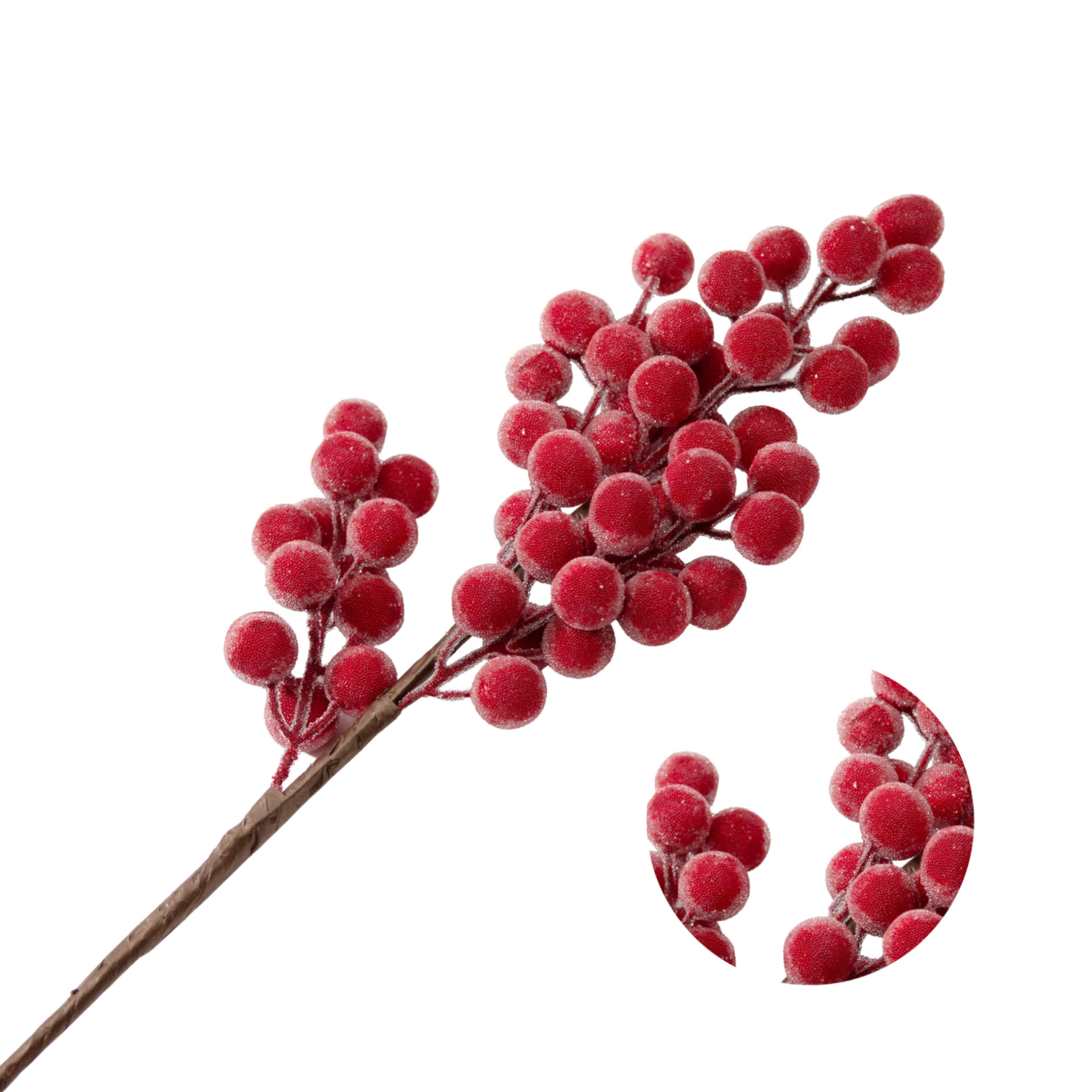 Christmas berry pick iced | Wholesale flowers, plants and supplies Christmas berry pick iced