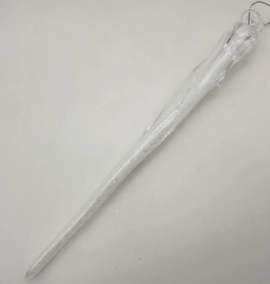 Glass Christmas decoration Icicle | Wholesale flowers, plants and supplies Glass Christmas decoration Icicle