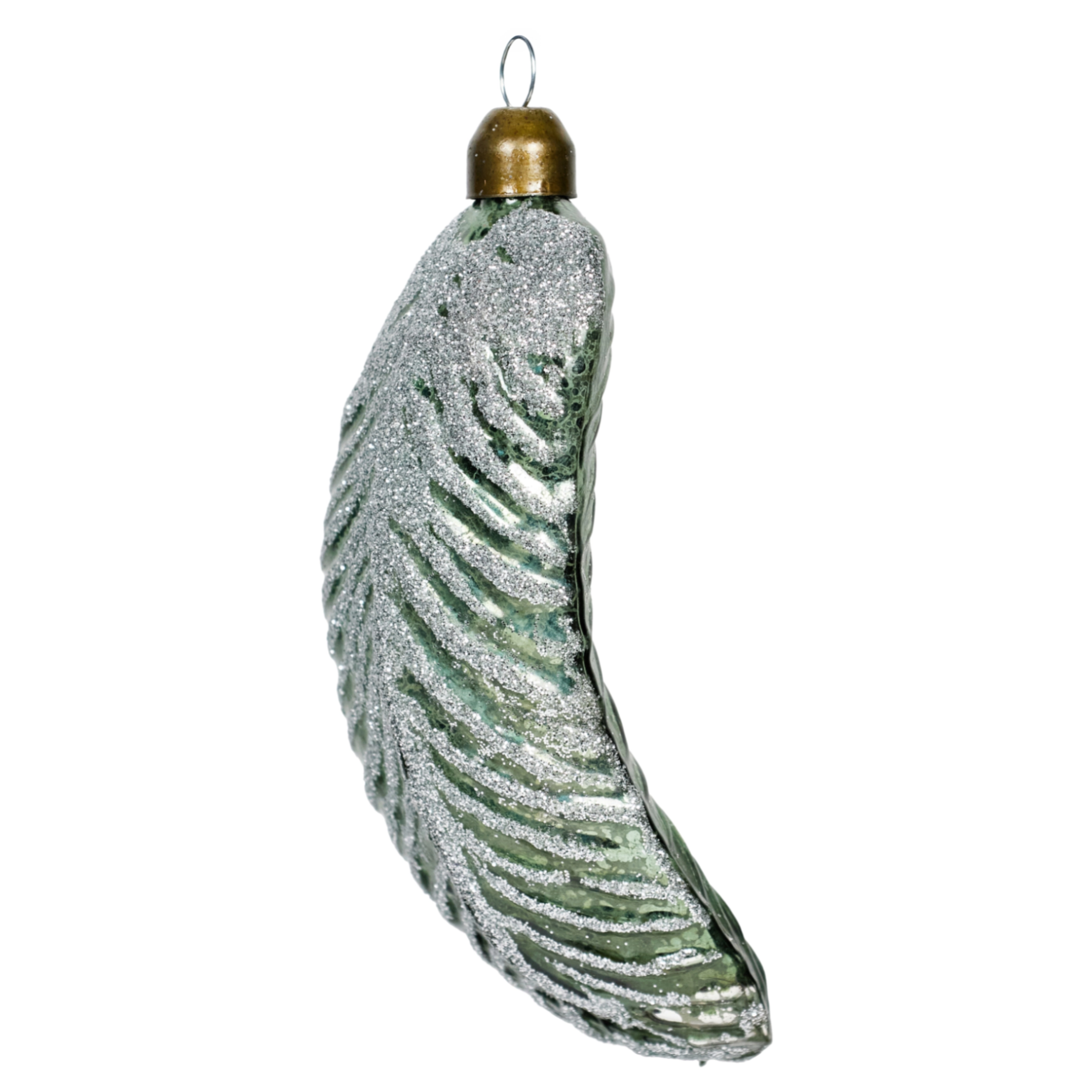 Glass Christmas decoration Feather