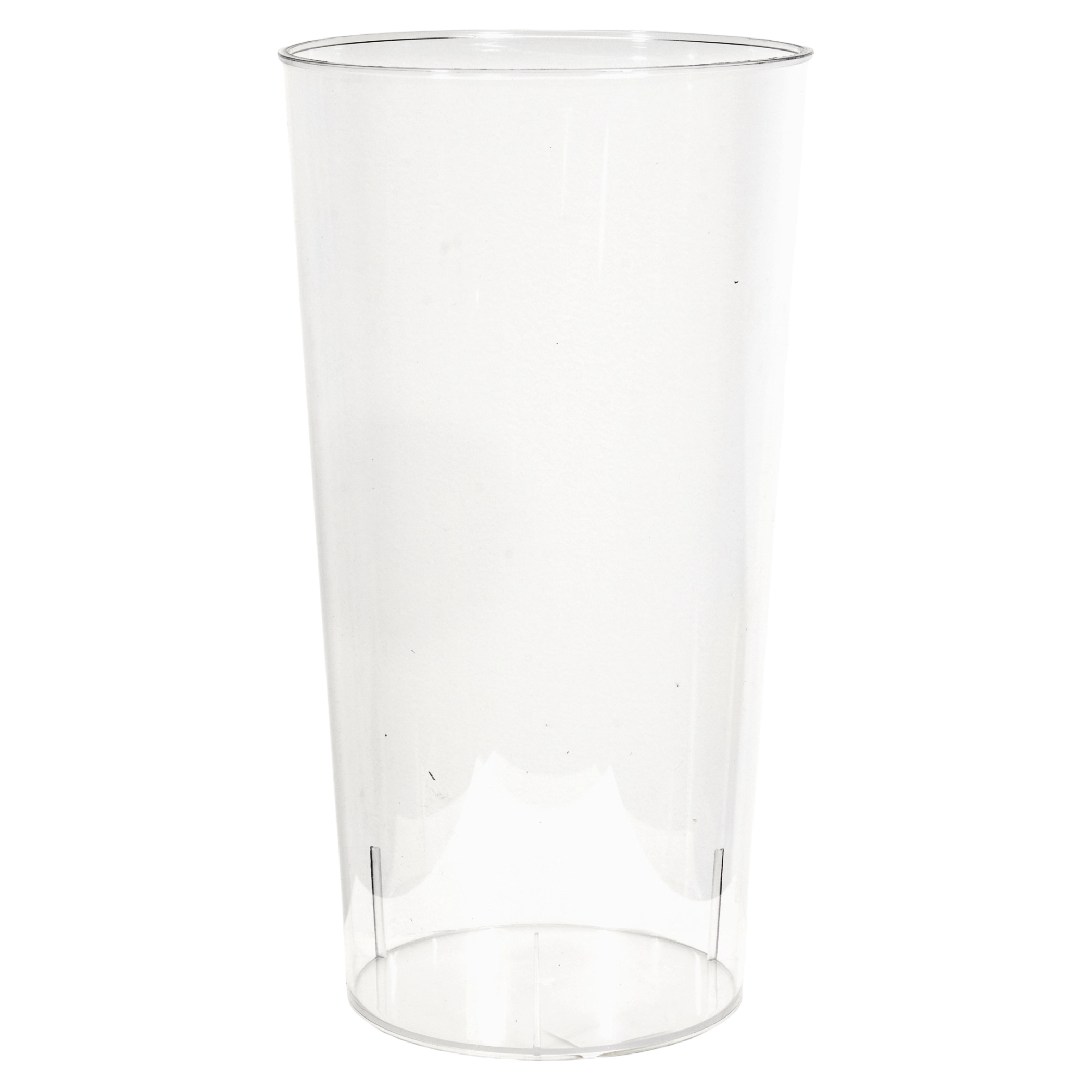 Plastic vase wide mouthed