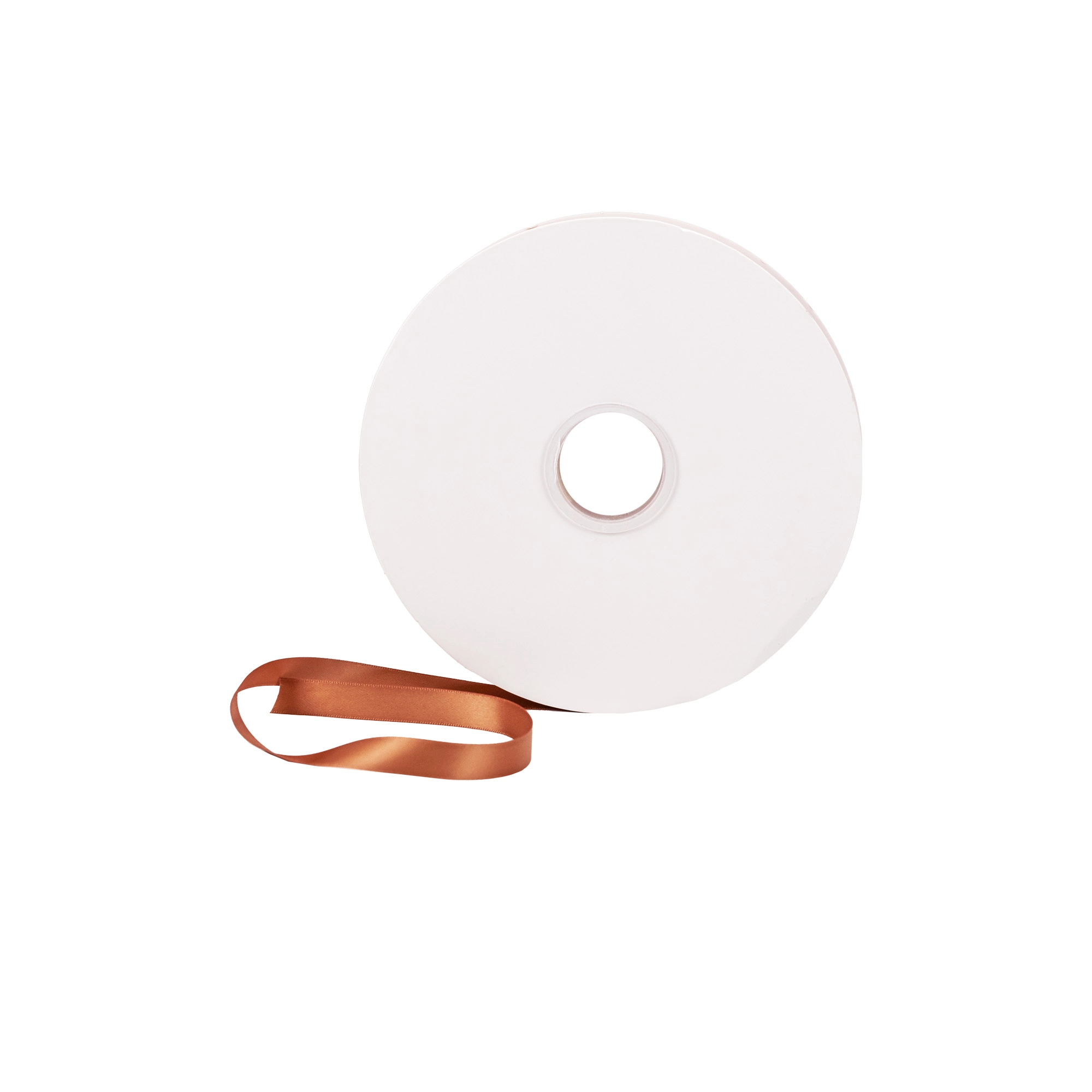 Premium satin ribbon, 100y x 120 mm, Brown