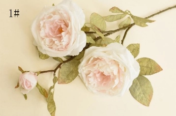 Artificial rose branch