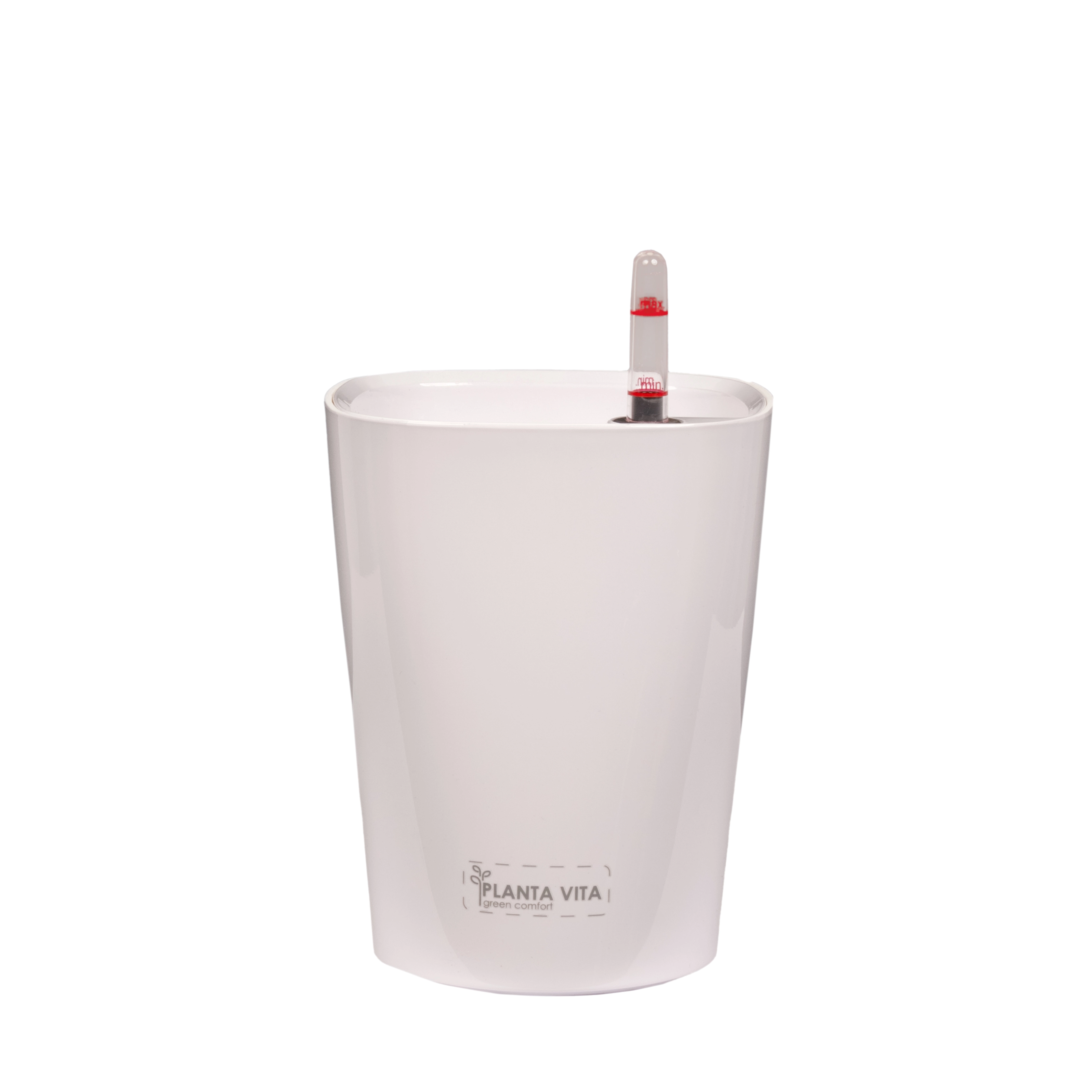 Self Watering system plant pot PLANTA VITA "Crater Matt white" | Wholesale flowers, plants and supplies Self Watering system plant pot PLANTA VITA "Crater Matt white"