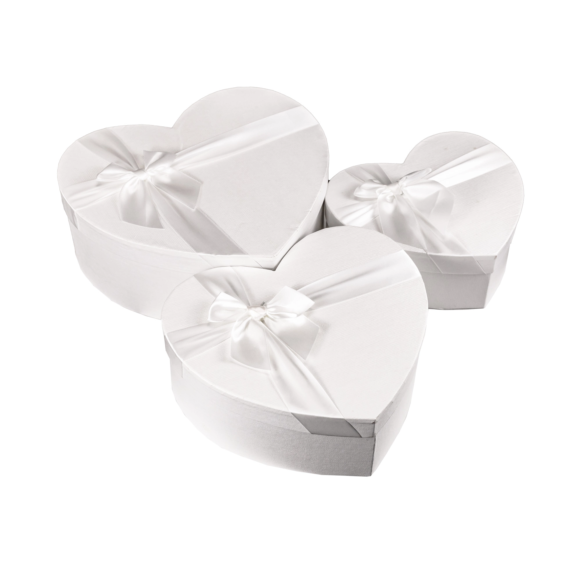 Flower box Heart 31X27.5X13.5 cm, 28.5X25X11.5 cm, 26X23*10 cm, 3 pcs