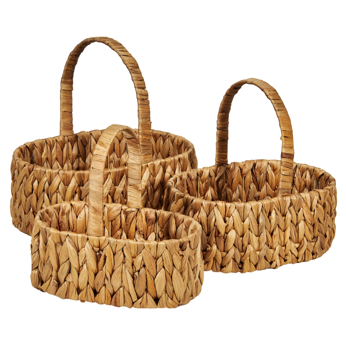 Seagrass baskets 32x22x30, 28X18X26, 24X14X23 cm, 3 pcs