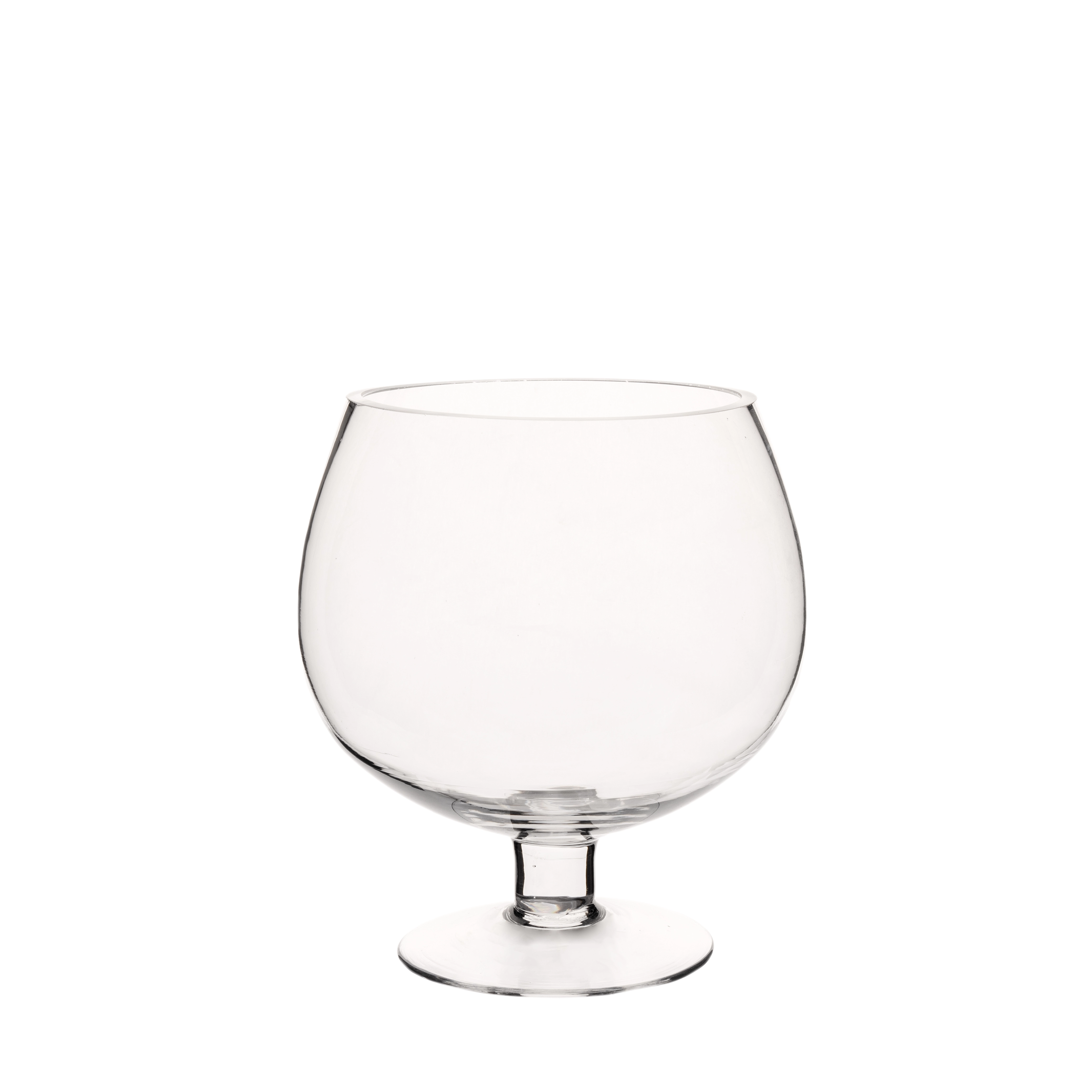 Glass vase Wineglass | Wholesale flowers, plants and supplies Glass vase Wineglass