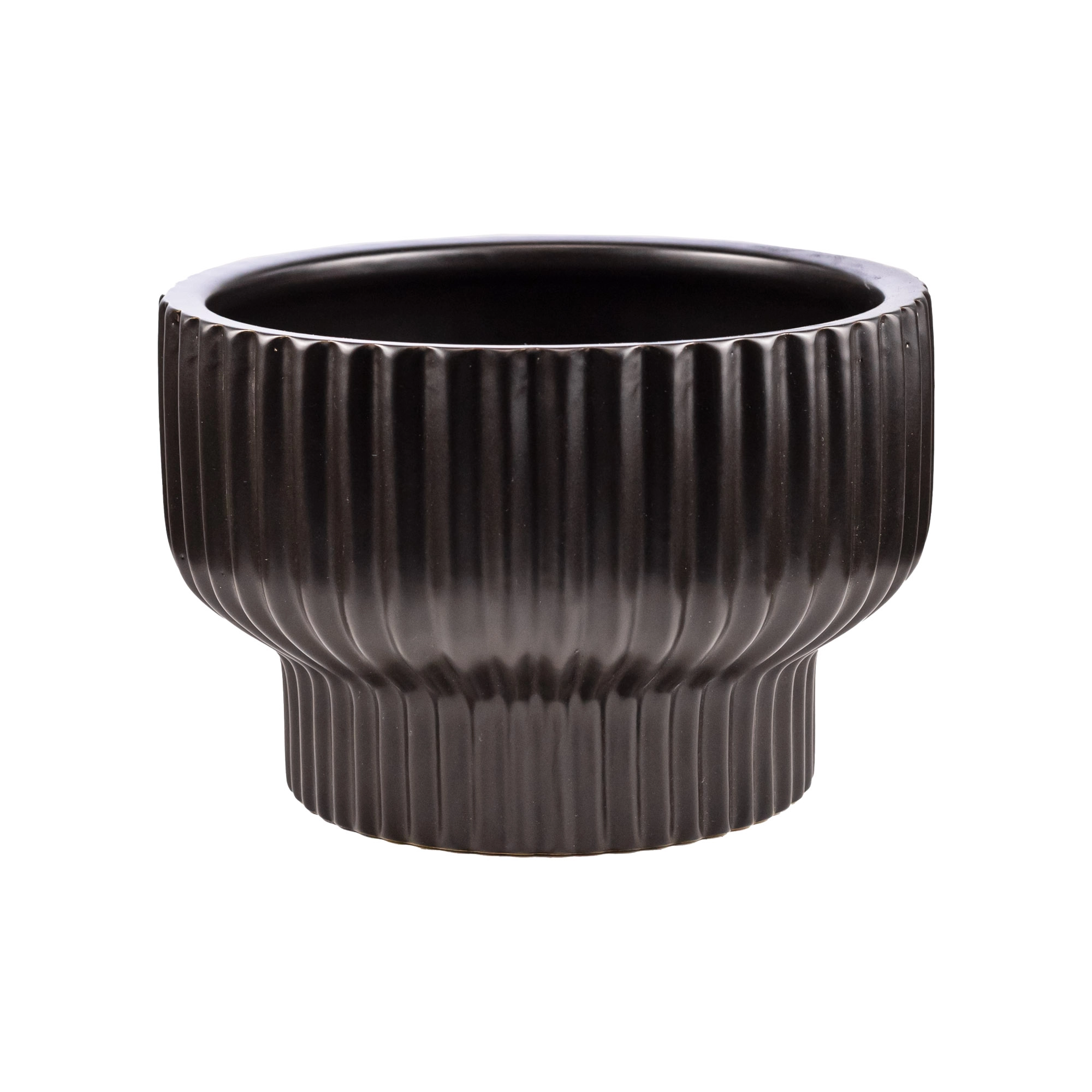 Ceramic vase Plate on stem