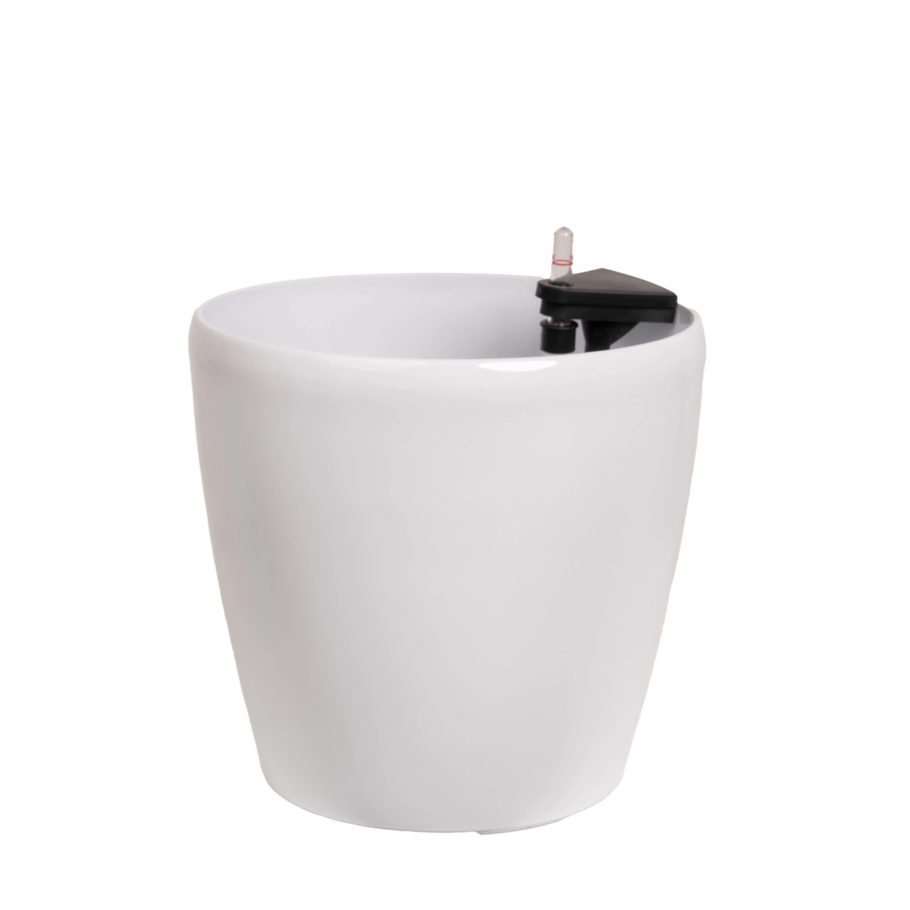 Self Watering system plant pot PLANTA VITA "Round Silk white" | Wholesale flowers, plants and supplies Self Watering system plant pot PLANTA VITA "Round Silk white"