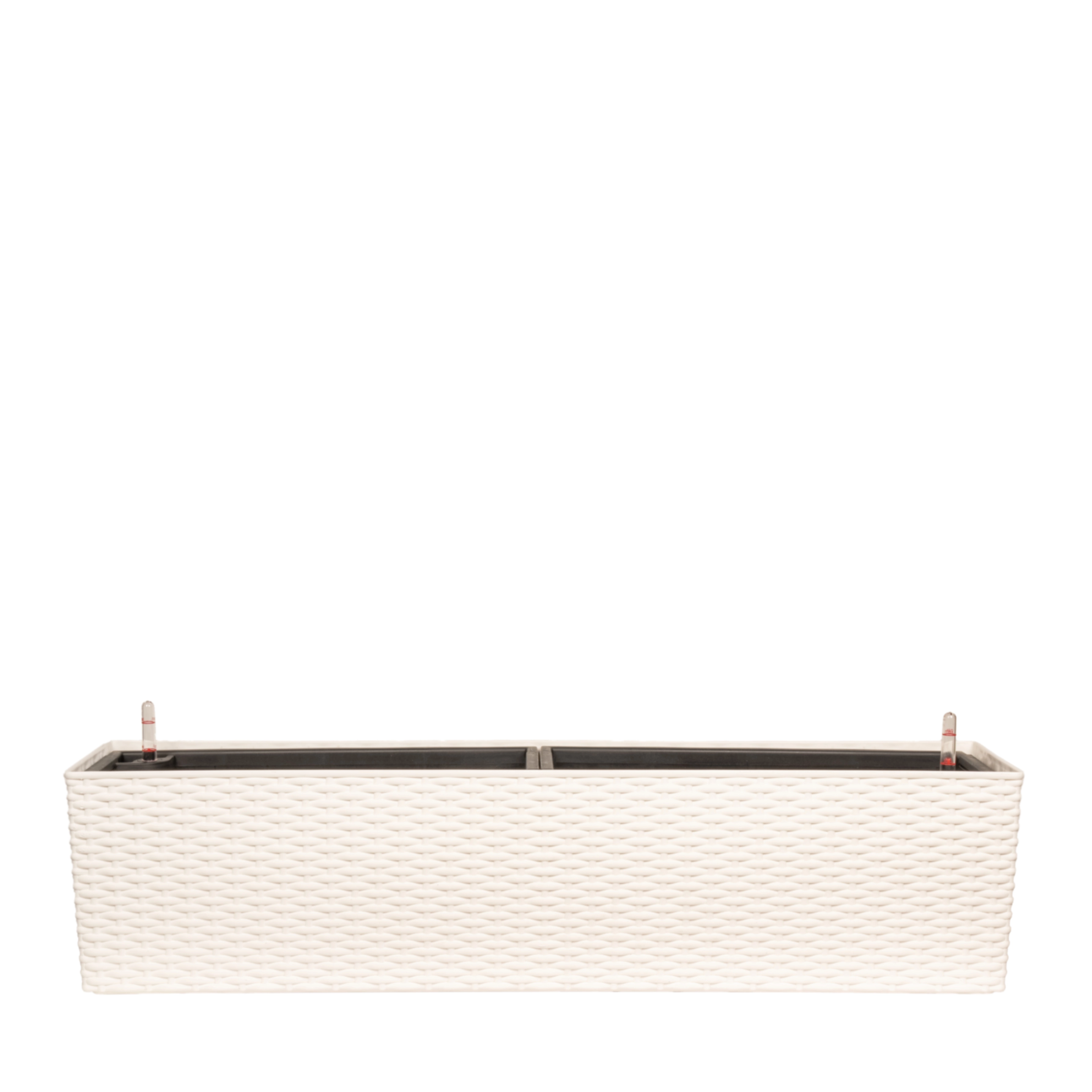 Self Watering system plant pot PLANTA VITA "Balcony Twist white" | Wholesale flowers, plants and supplies Self Watering system plant pot PLANTA VITA "Balcony Twist white"