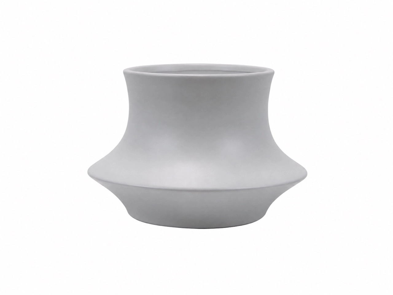 Ceramic flower pot plain