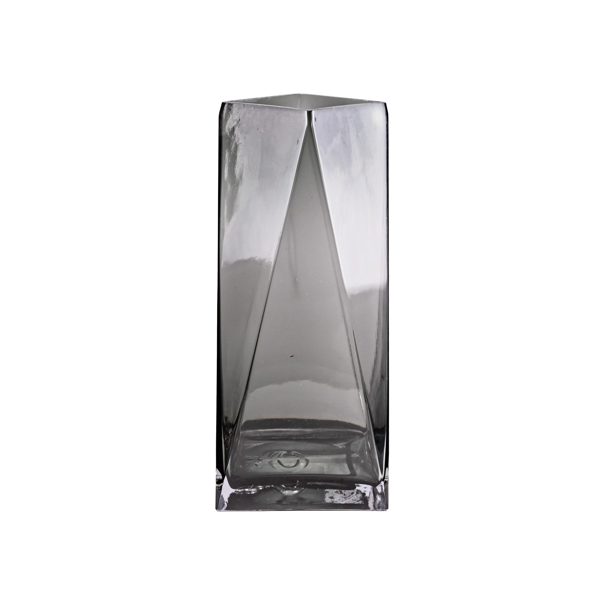 Glass vase Pyramid