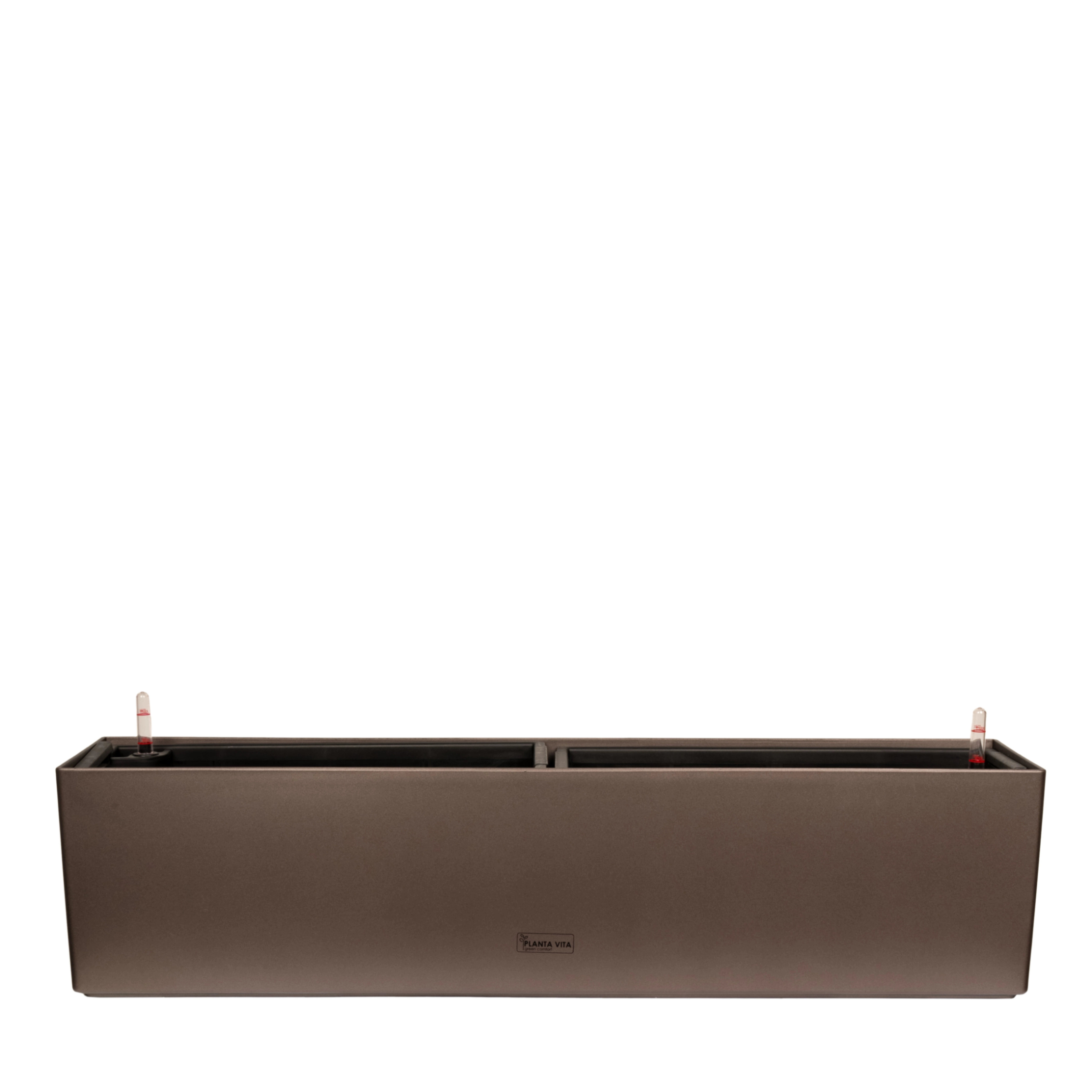 Self Watering system plant pot PLANTA VITA "Balcony Matt espresso" | Wholesale flowers, plants and supplies Self Watering system plant pot PLANTA VITA "Balcony Matt espresso"