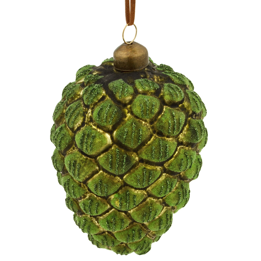 Glass Christmas decoration Cone