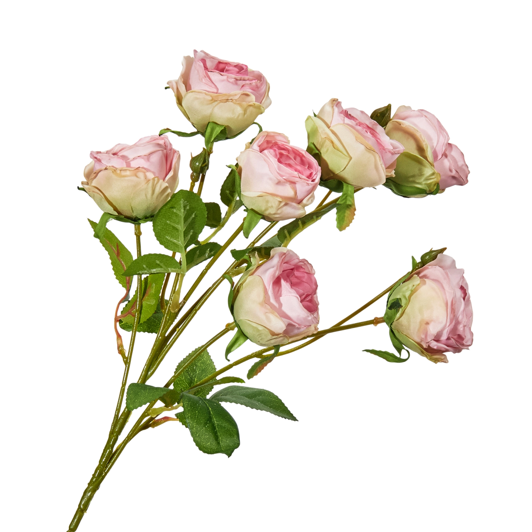 Artificial rose branch real touch