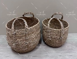 Grass baskets, 2pcs, 27x21xH23, 23x19xH18.5
