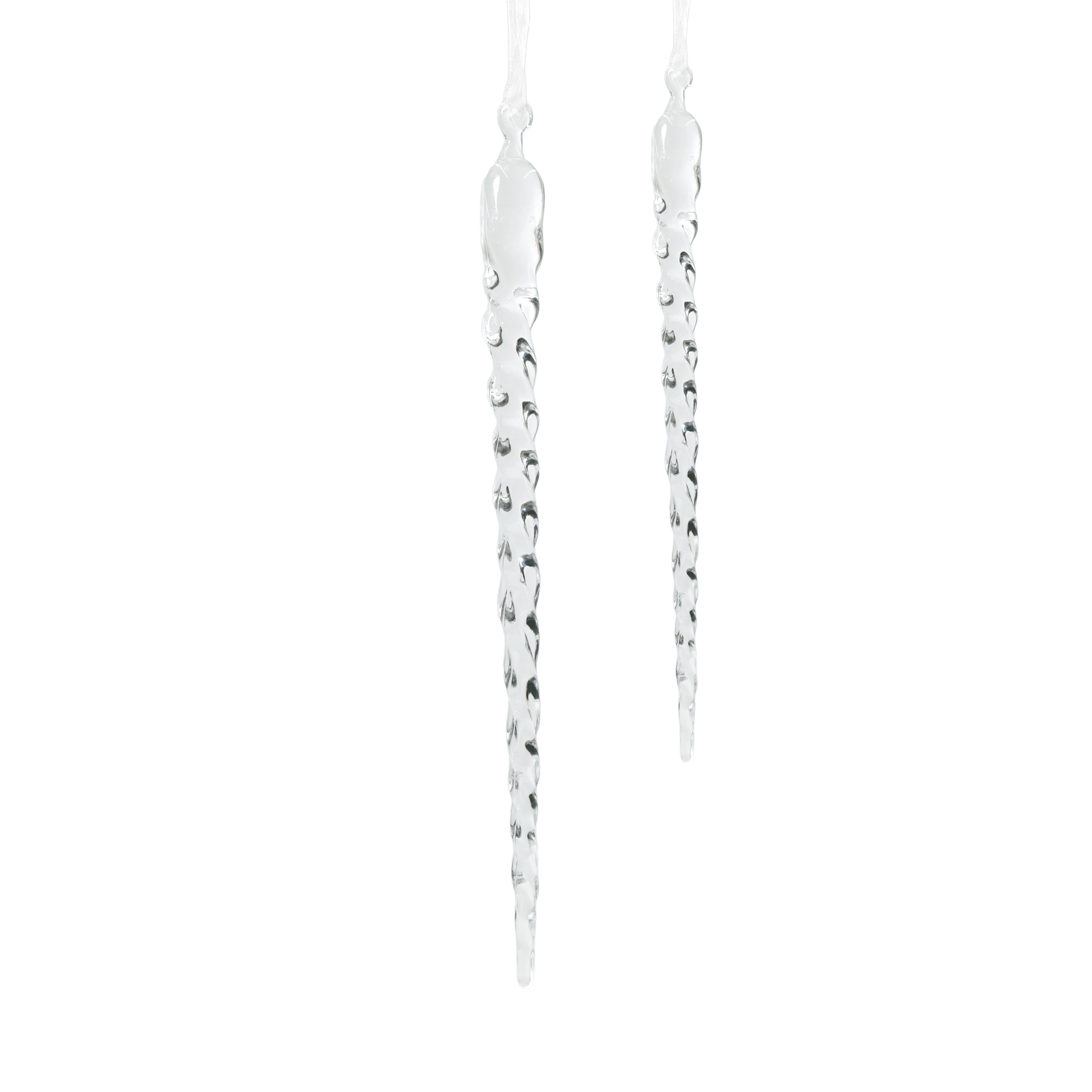 Christmas icicle acrylic, 5 pcs