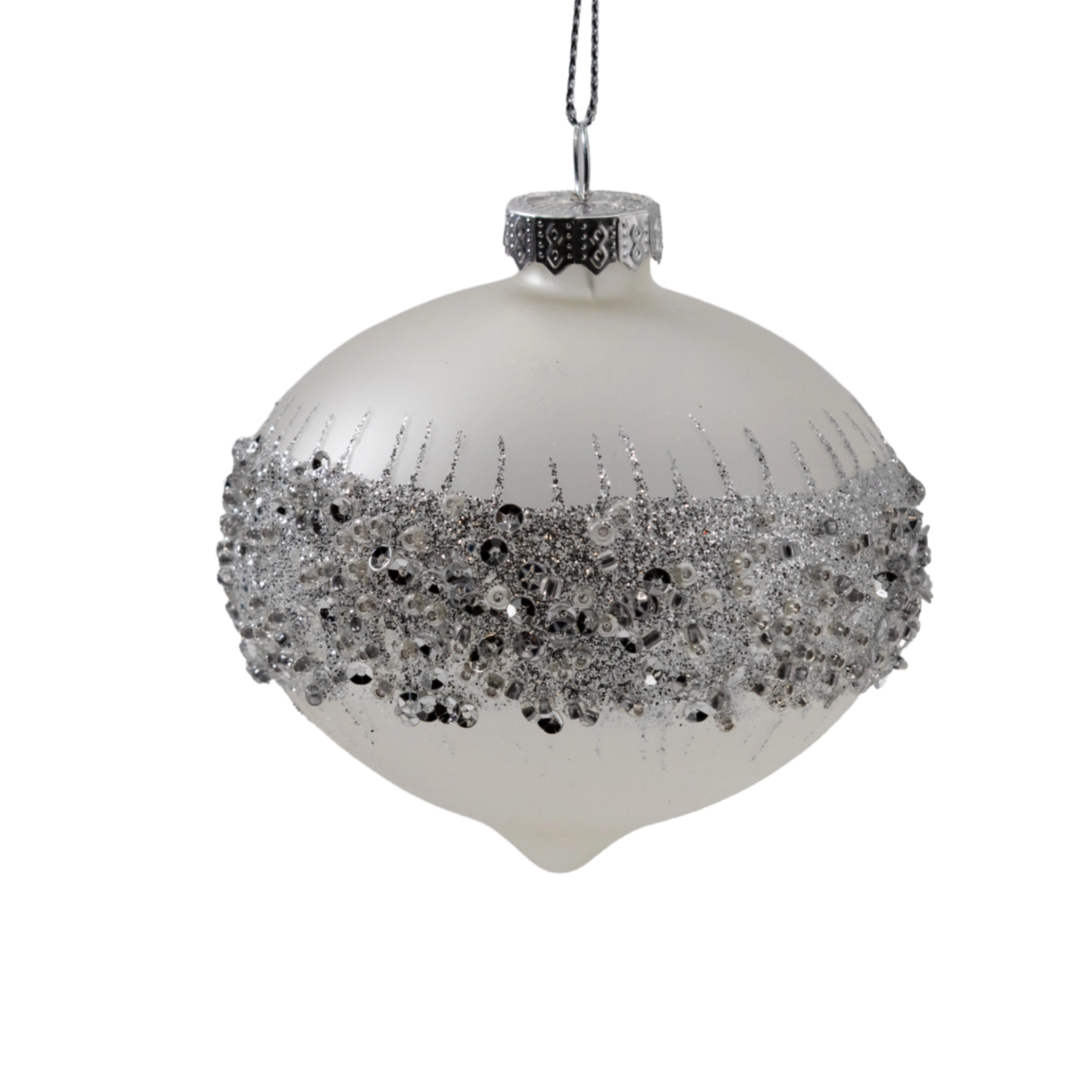 Glass Christmas decoration Onion shape