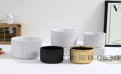 Ceramic flower pot Edges