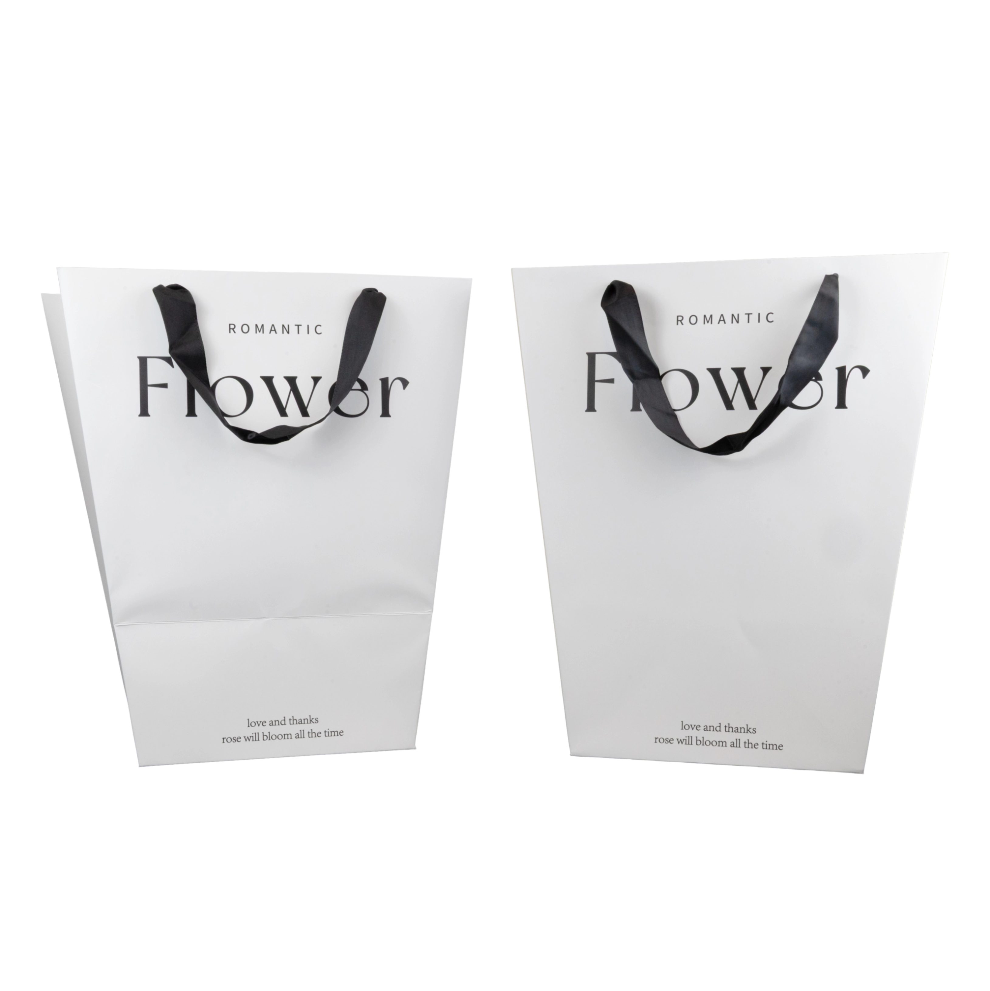 Flower Bag, 2 pcs, Kraft White
