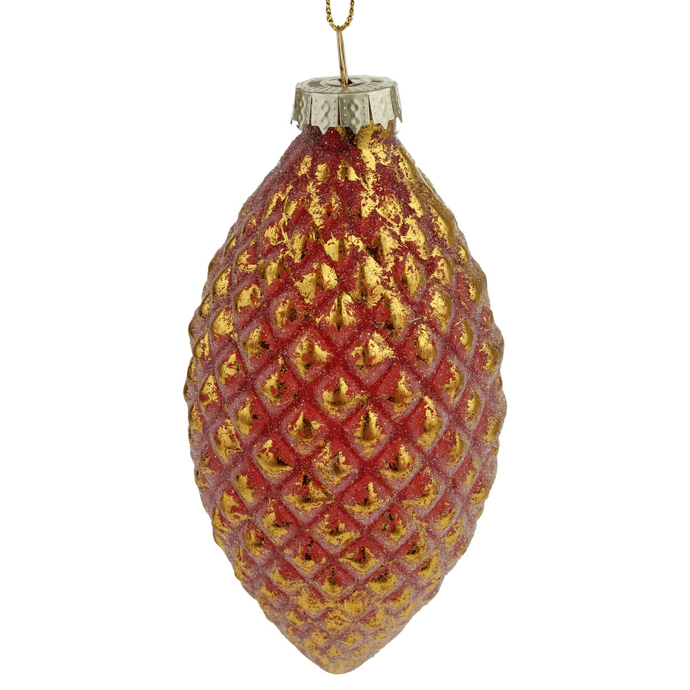 Glass christmas Olive, Pink