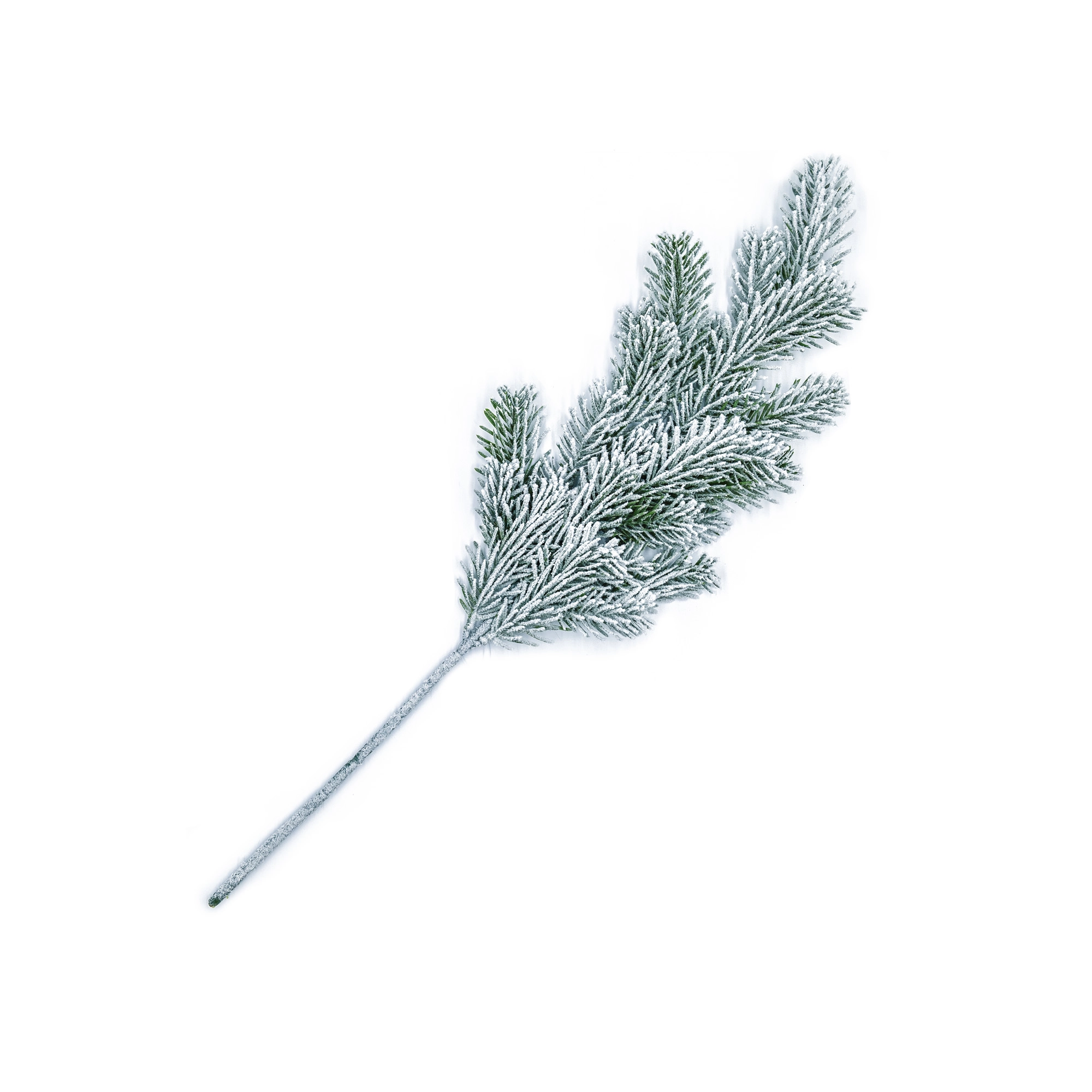 Christmas branch, snow finish