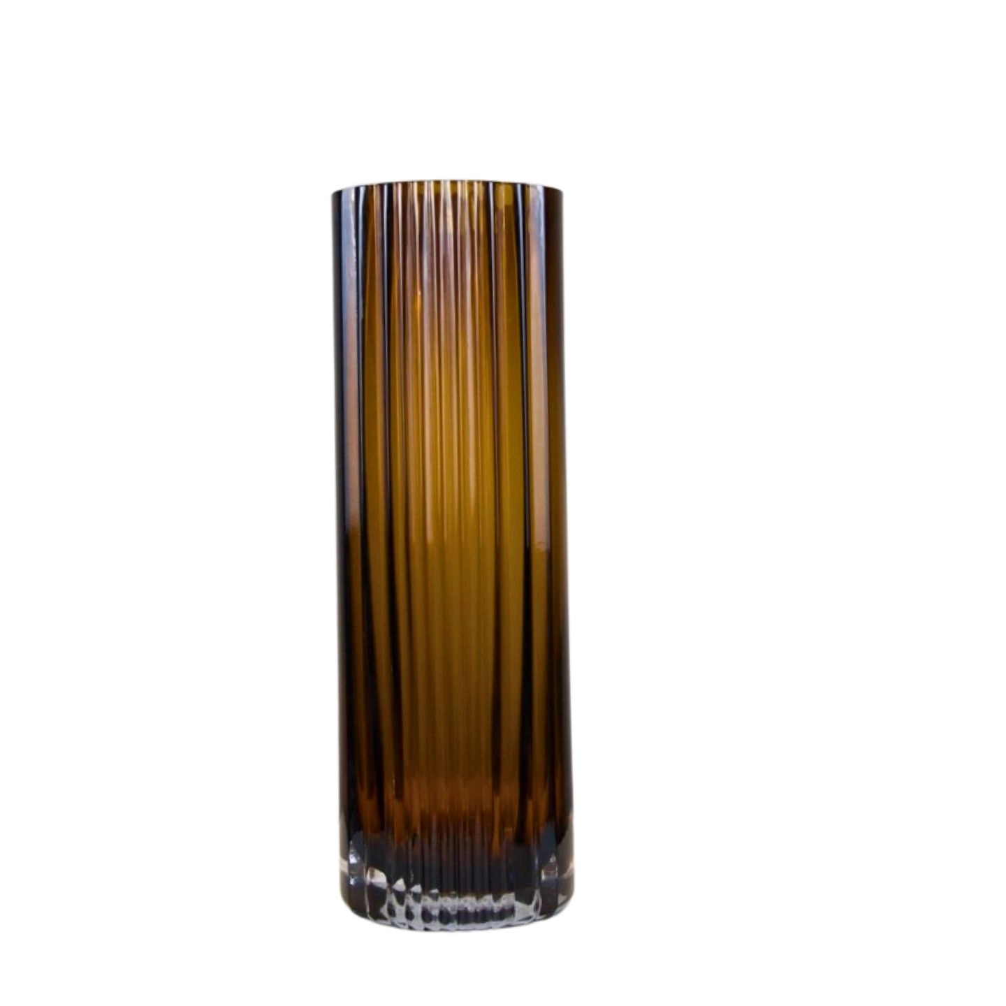 Glass vase with edges | Wholesale flowers, plants and supplies Glass vase with edges