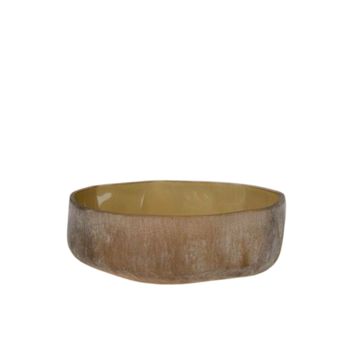 Glass plate with edges matt