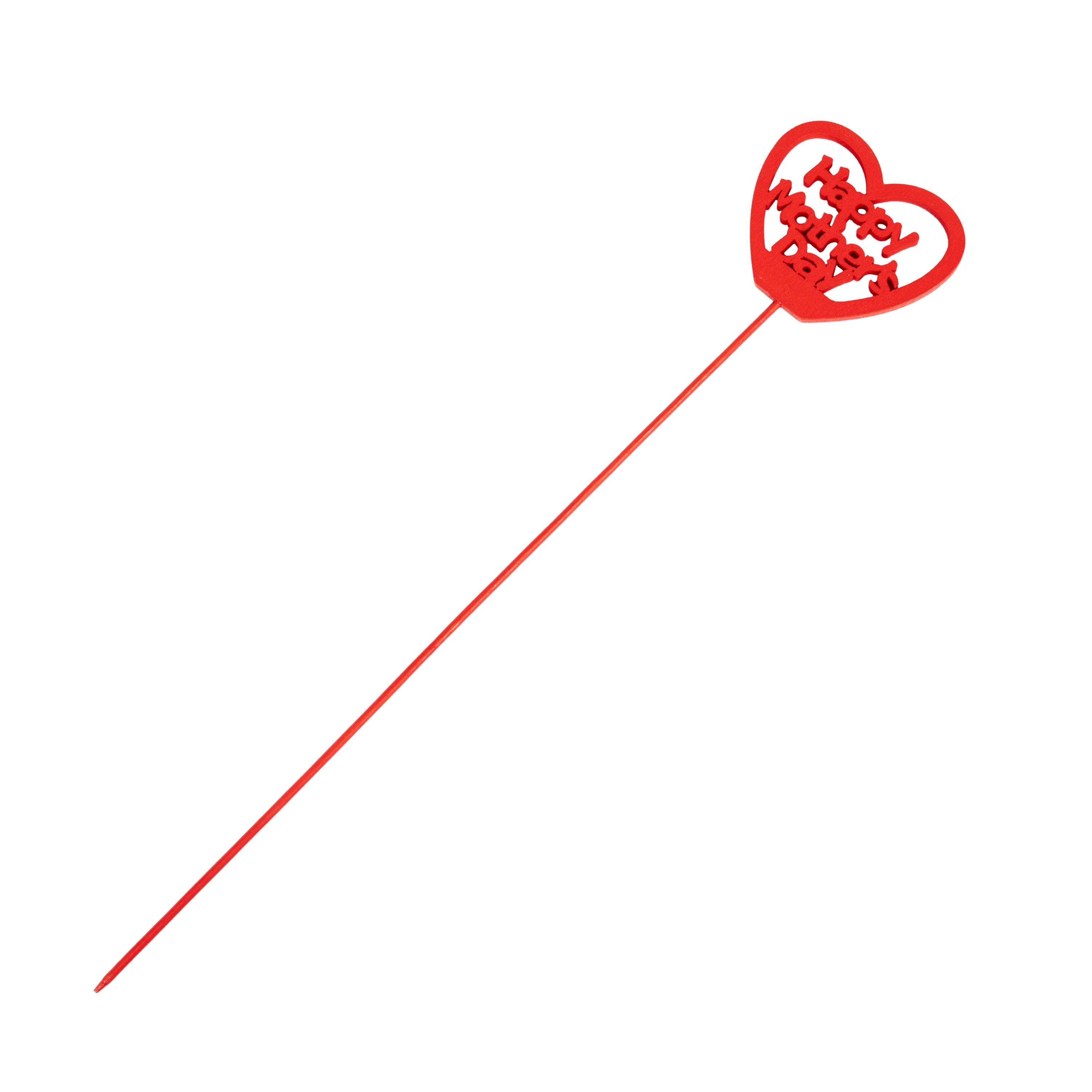 Heart on stick Mother day, 12pcs | Wholesale flowers, plants and supplies Heart on stick Mother day, 12pcs
