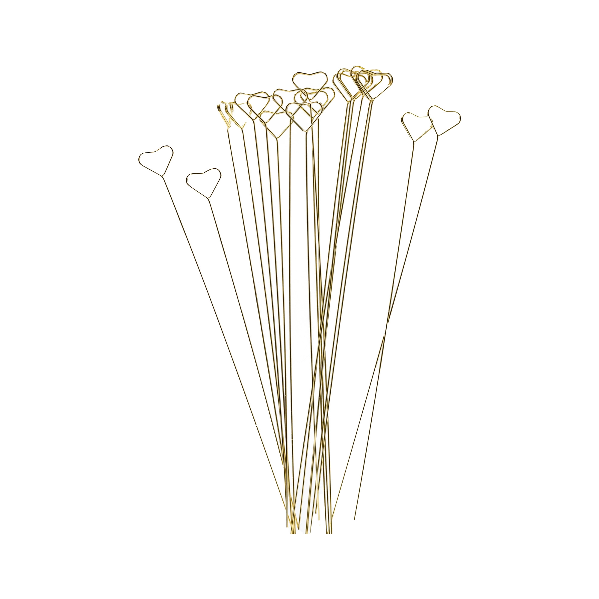 Card holder Heart, 20pcs | Wholesale flowers, plants and supplies Card holder Heart, 20pcs