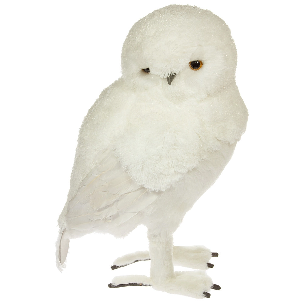 Chrisrtmas Owl, White | Wholesale flowers, plants and supplies Chrisrtmas Owl, White