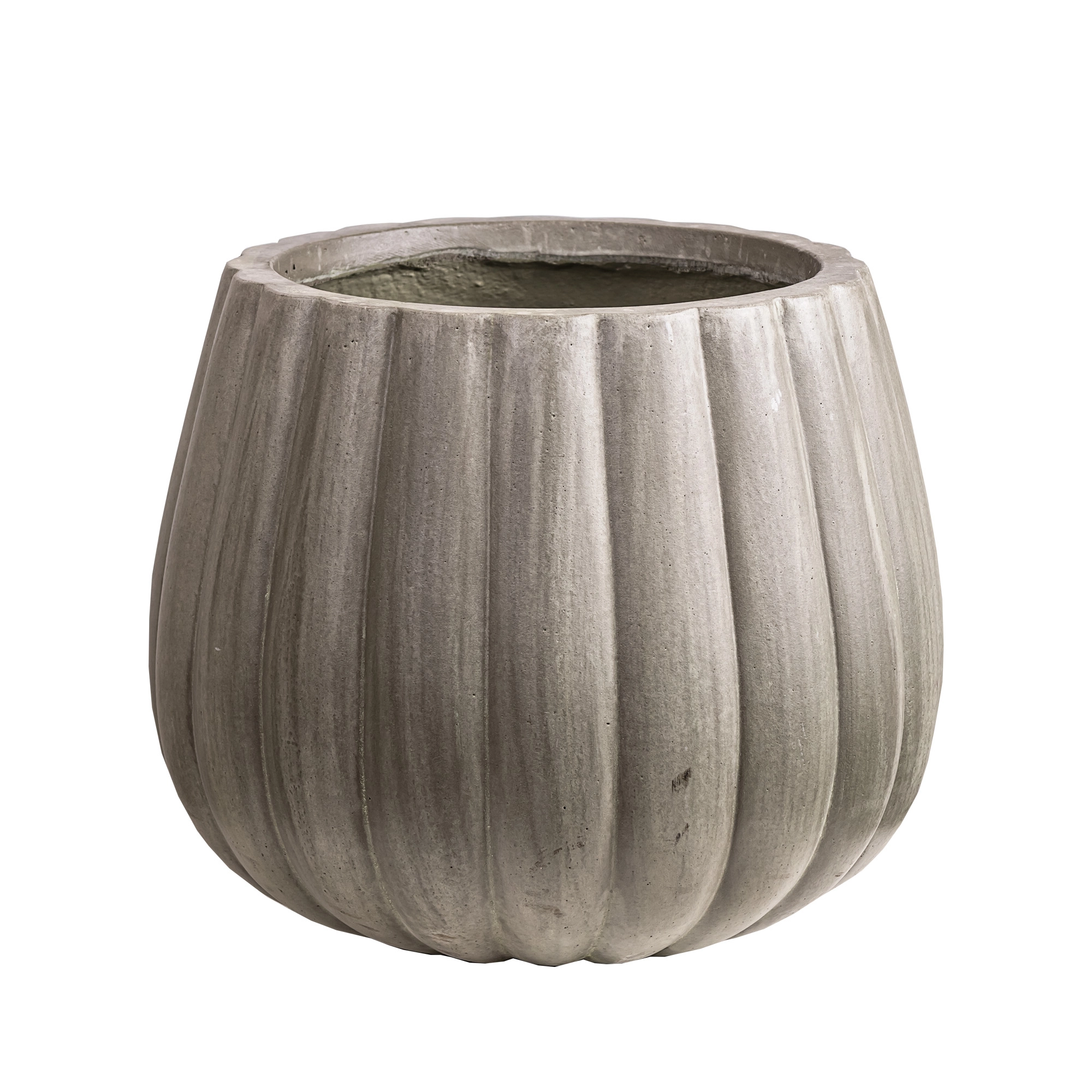 Plant pot Pumpkin rib texture