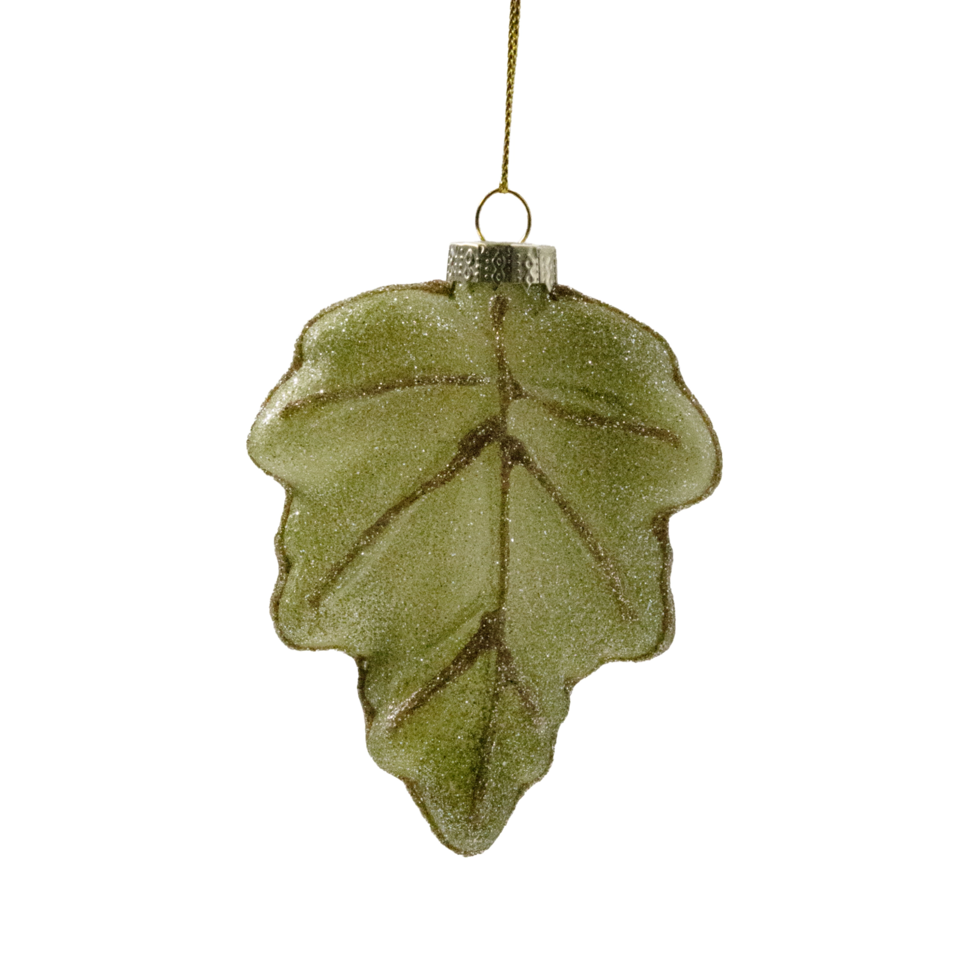 Glass Christmas decoration Leaf