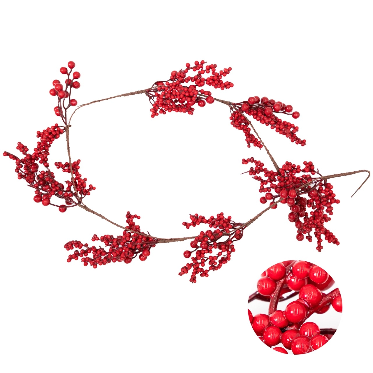 Christmas berry garland