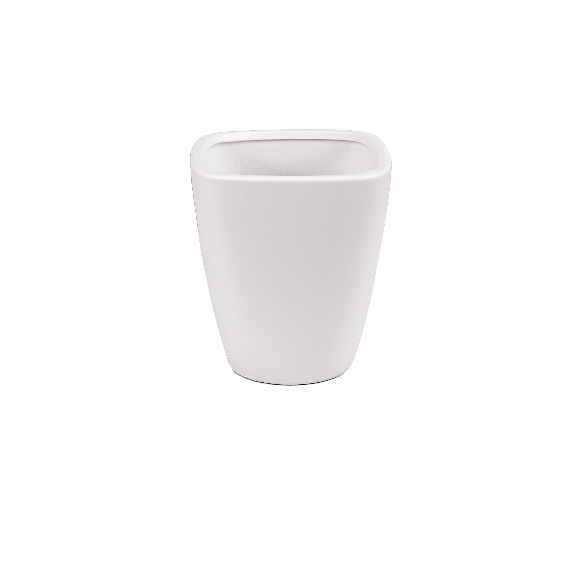 Ceramic Vase Base White