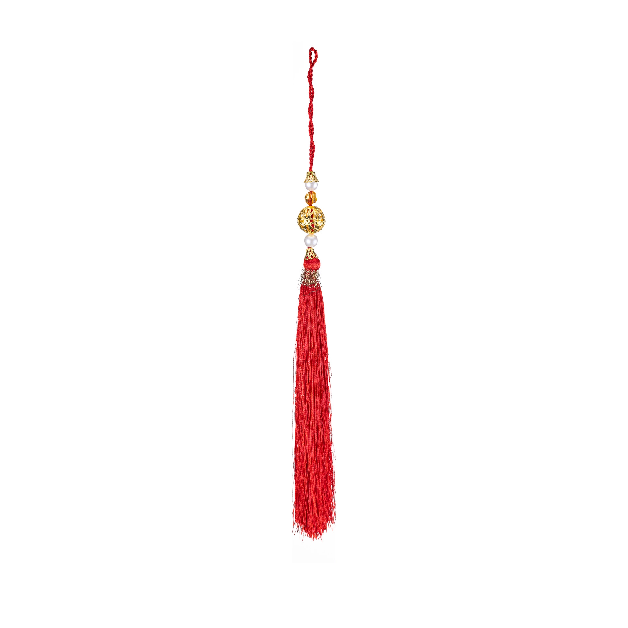 Christmas decoration silk tassel, Red