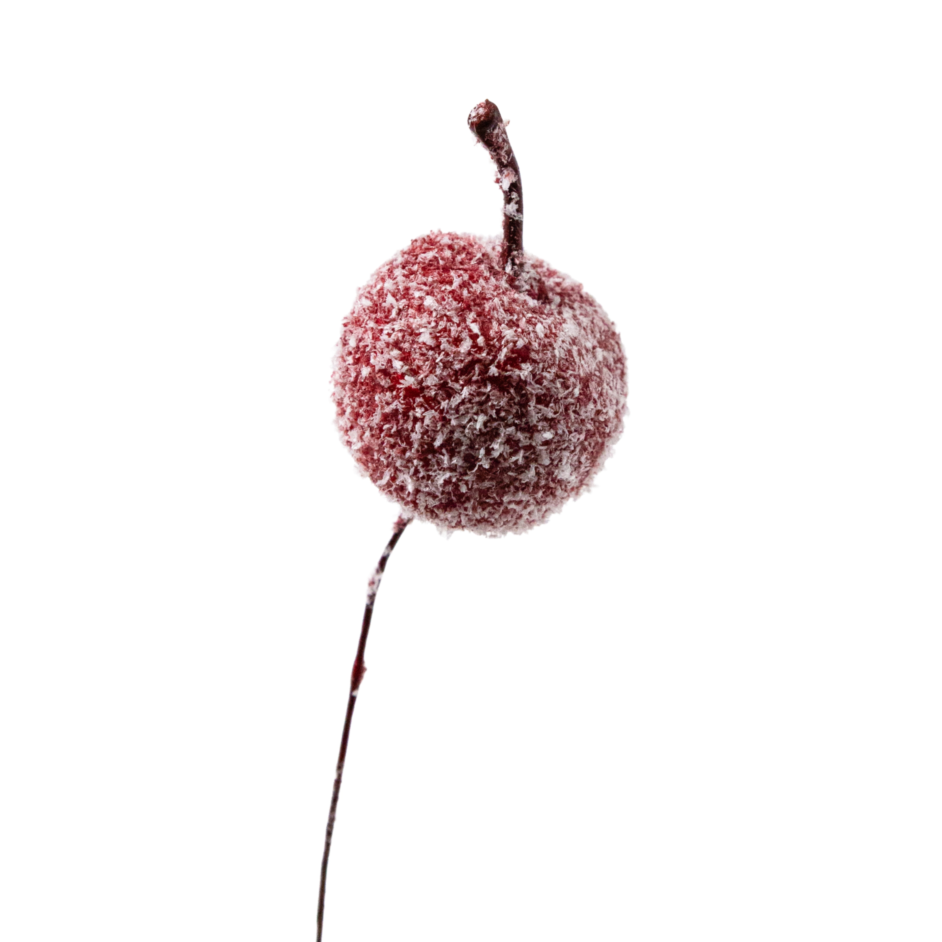 Christmas apples with snow, 6 pcs