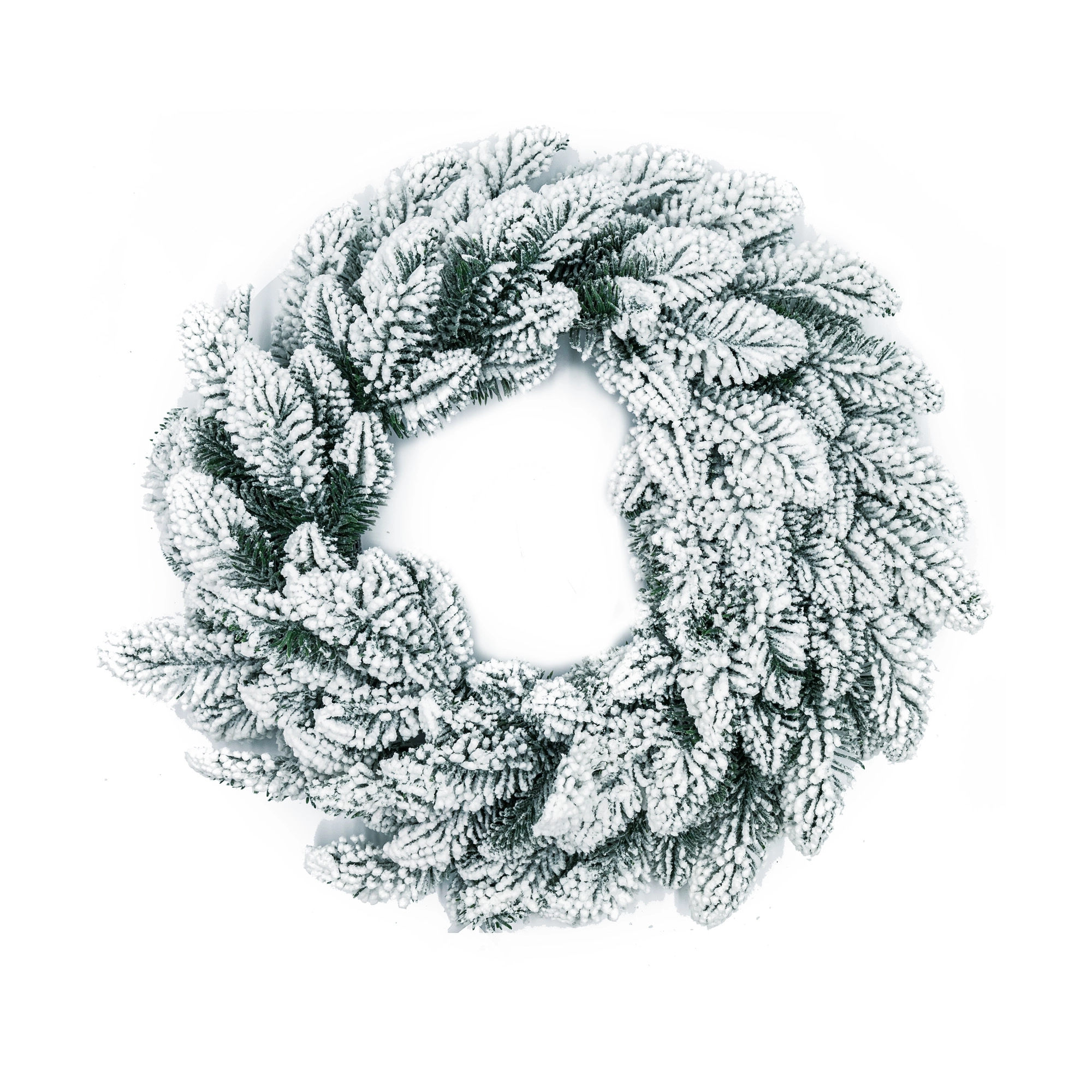 Christmas wreath with snow | Wholesale flowers, plants and supplies Christmas wreath with snow
